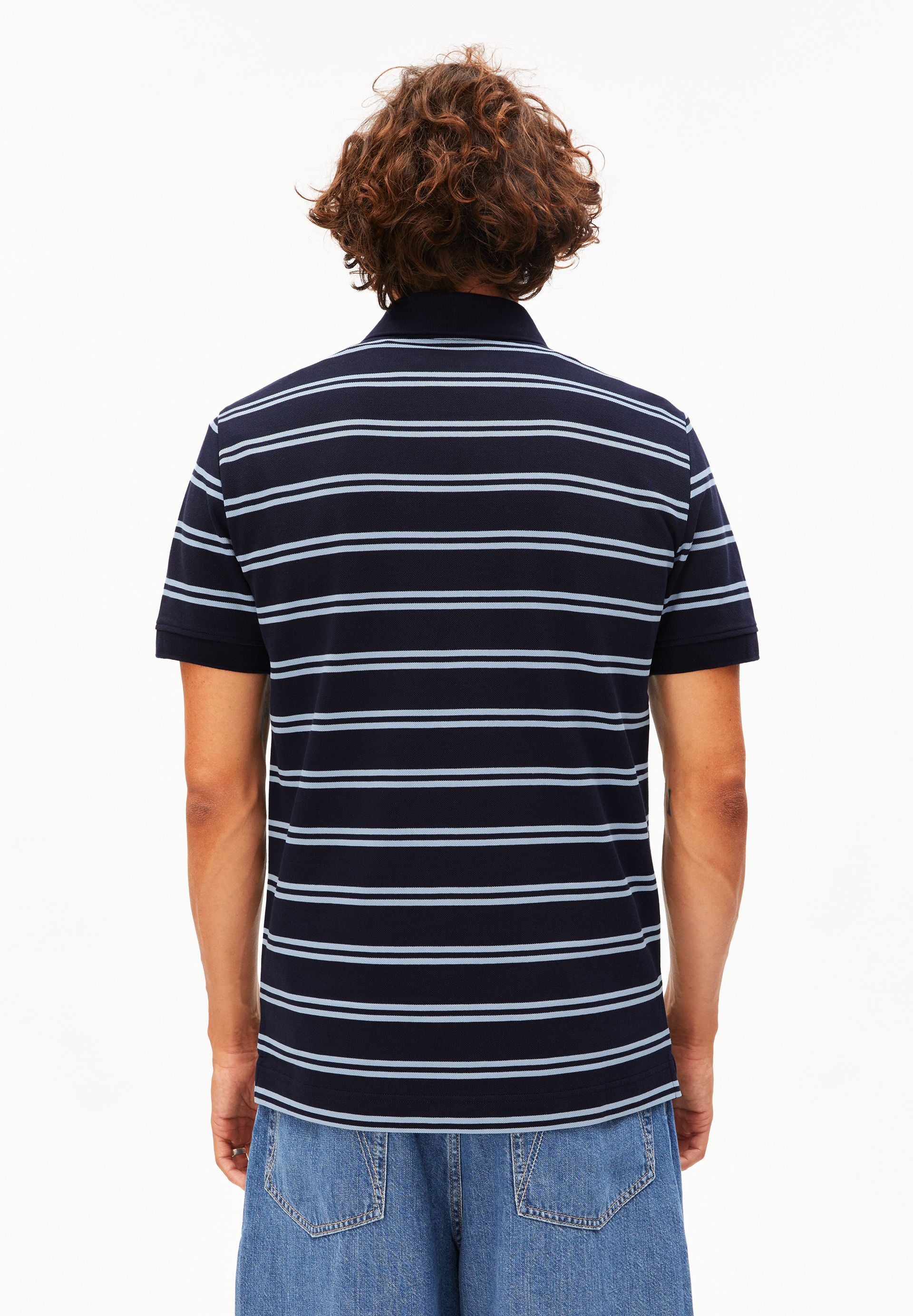 armedangels gestreiftes Poloshirt