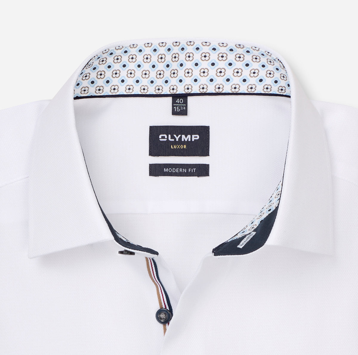Olymp Businesshemd Luxor in Modern Fit weiss