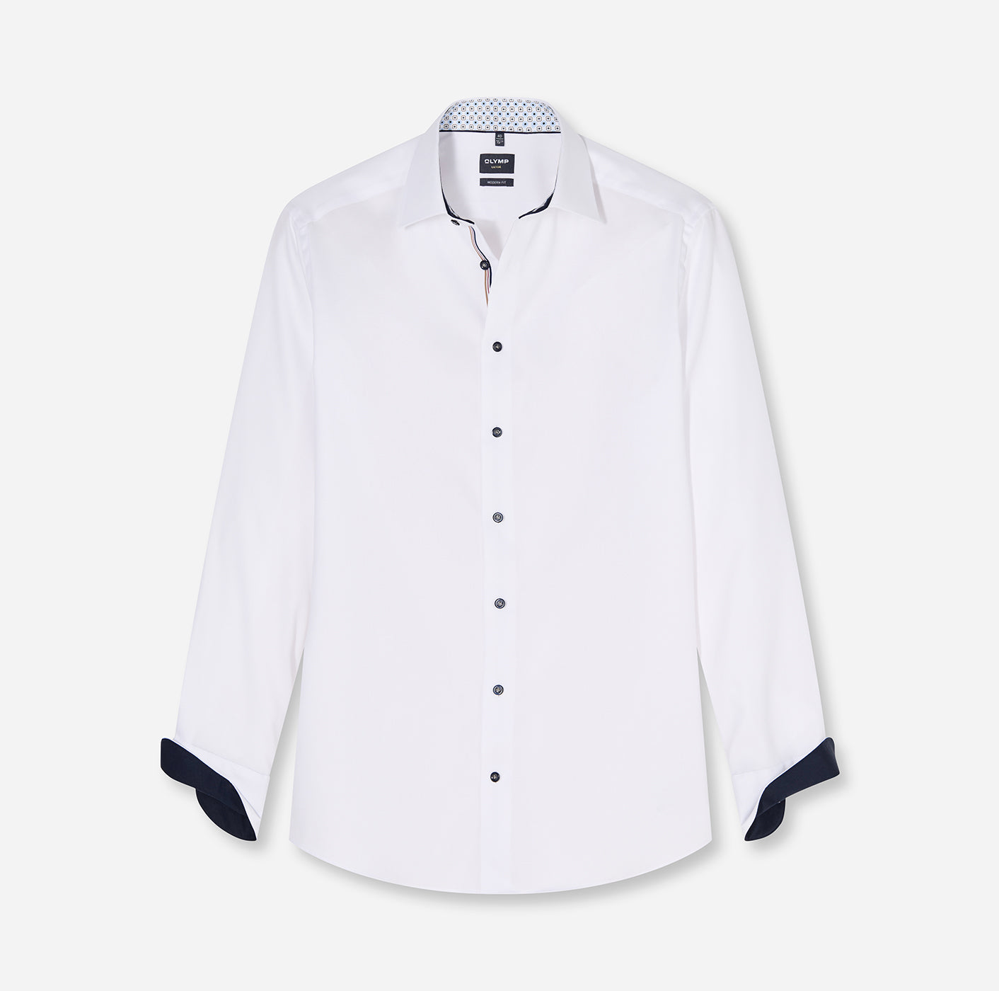 Olymp Businesshemd Luxor in Modern Fit weiss