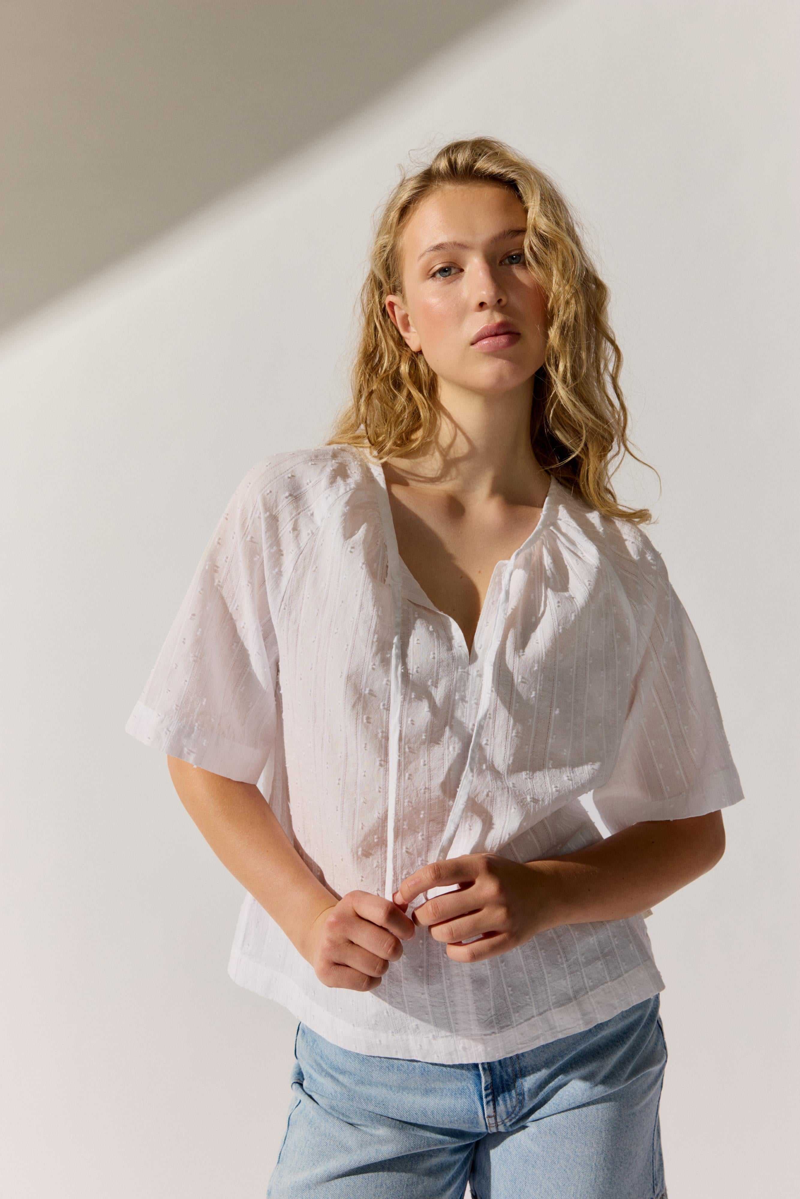 The Fashion People Bluse Dobby
