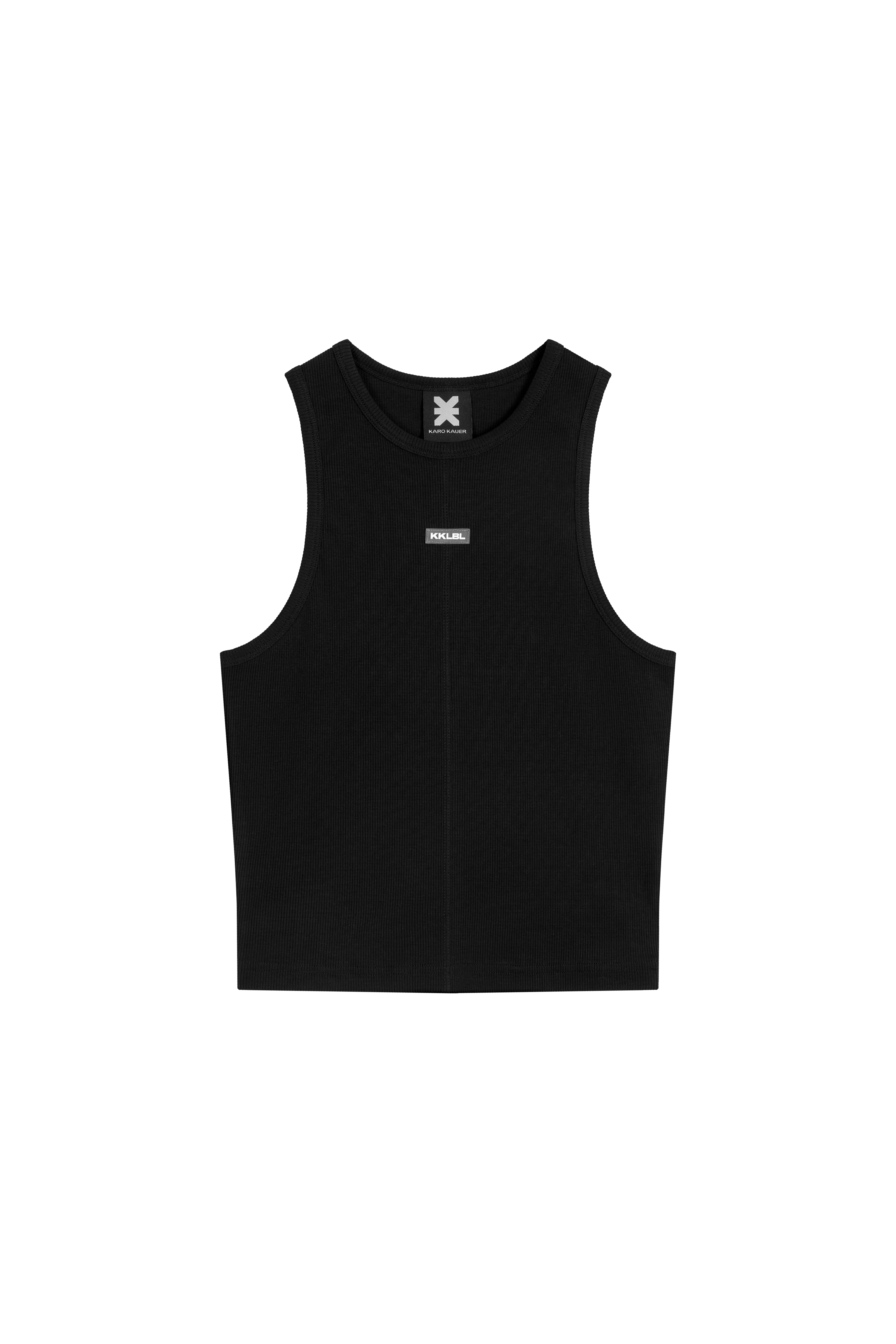 Karo Kauer Basic Rib Top Black