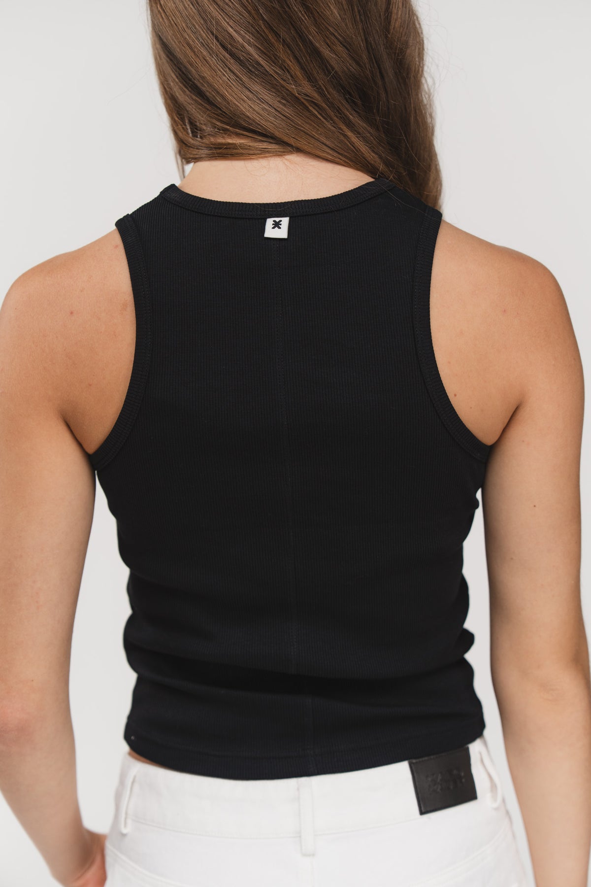 Karo Kauer Basic Rib Top Black