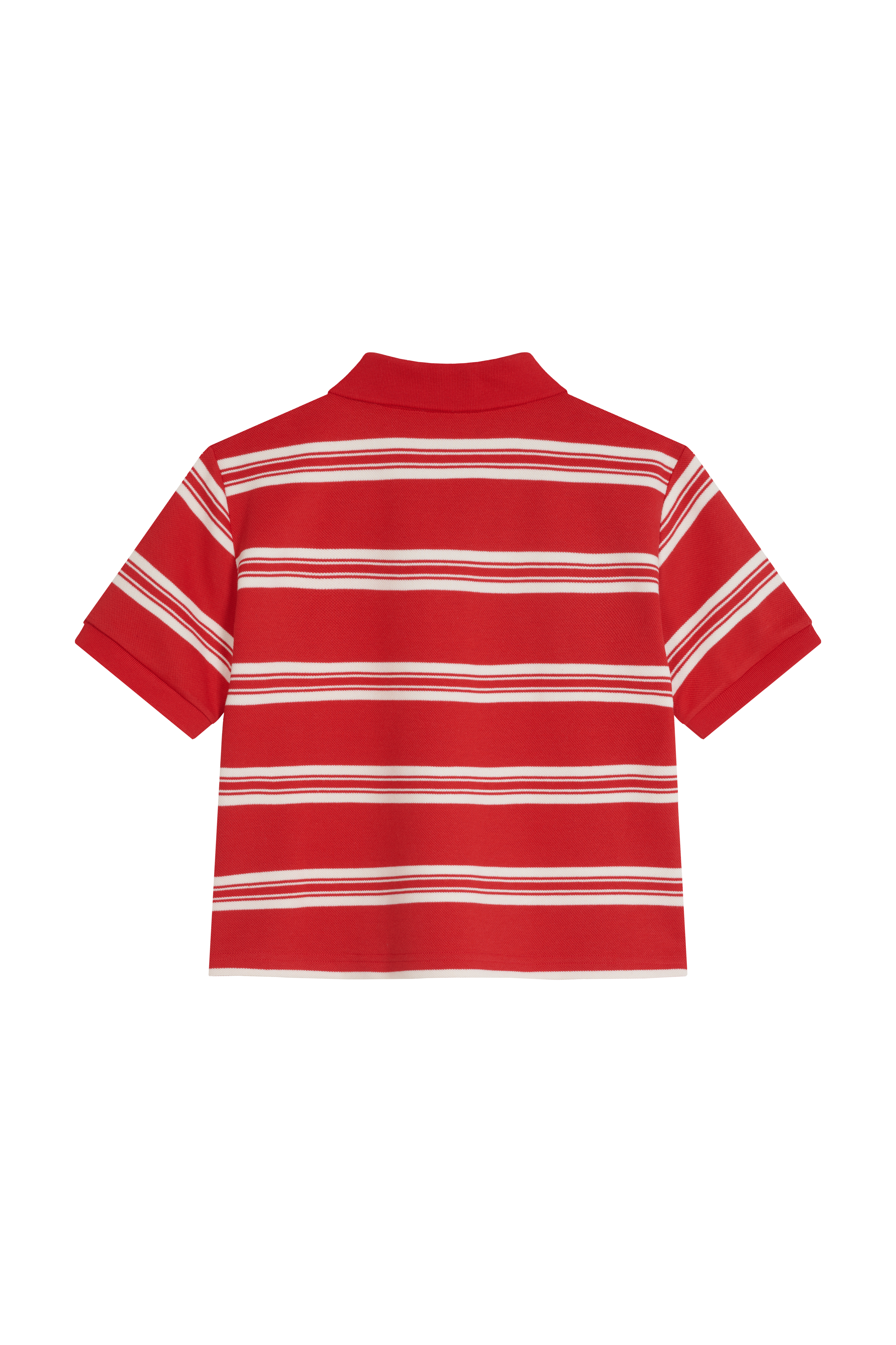 Karo Kauer Cropped Knit Poloshirt