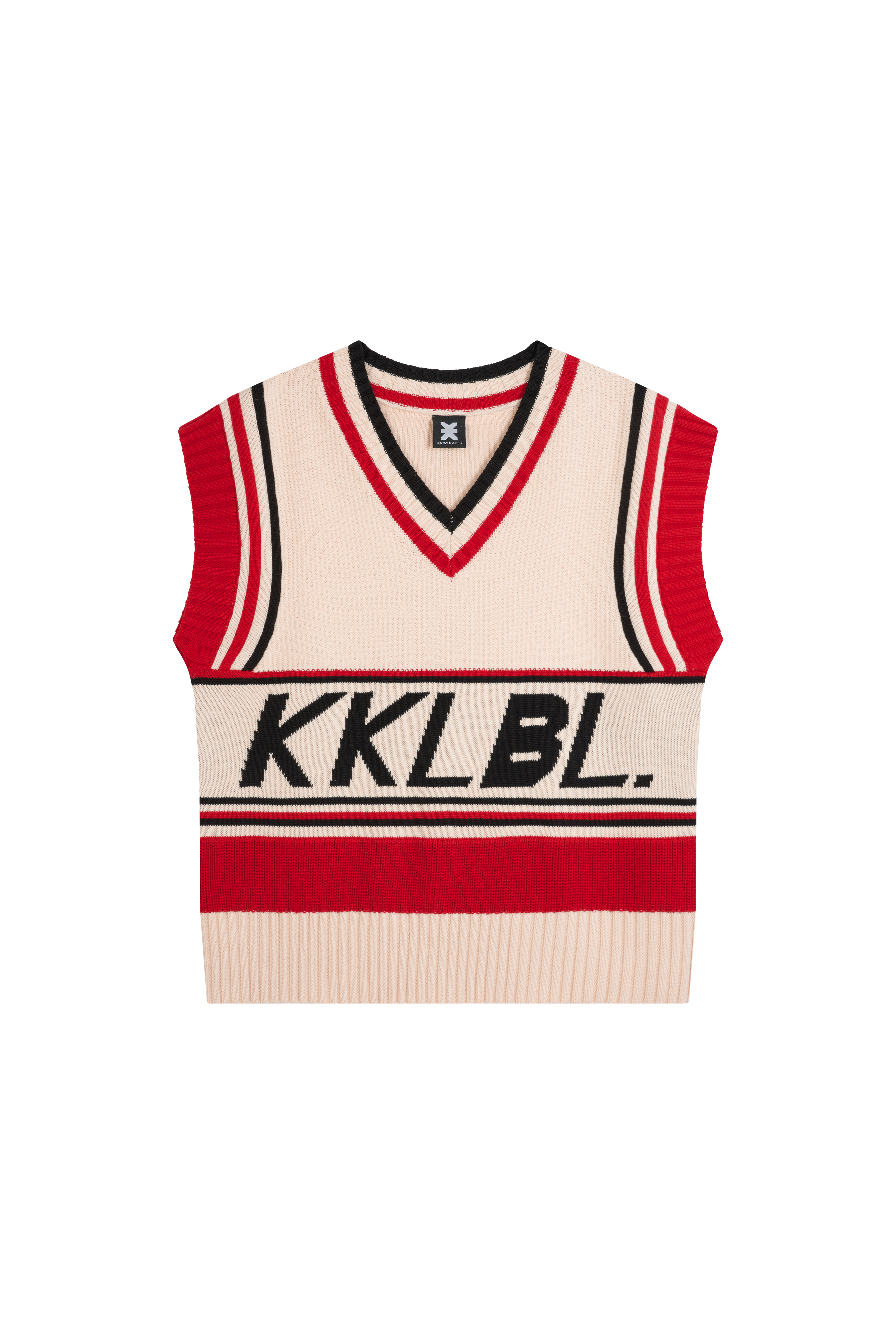 Karo Kauer Knit Sweater Vest KKLBL