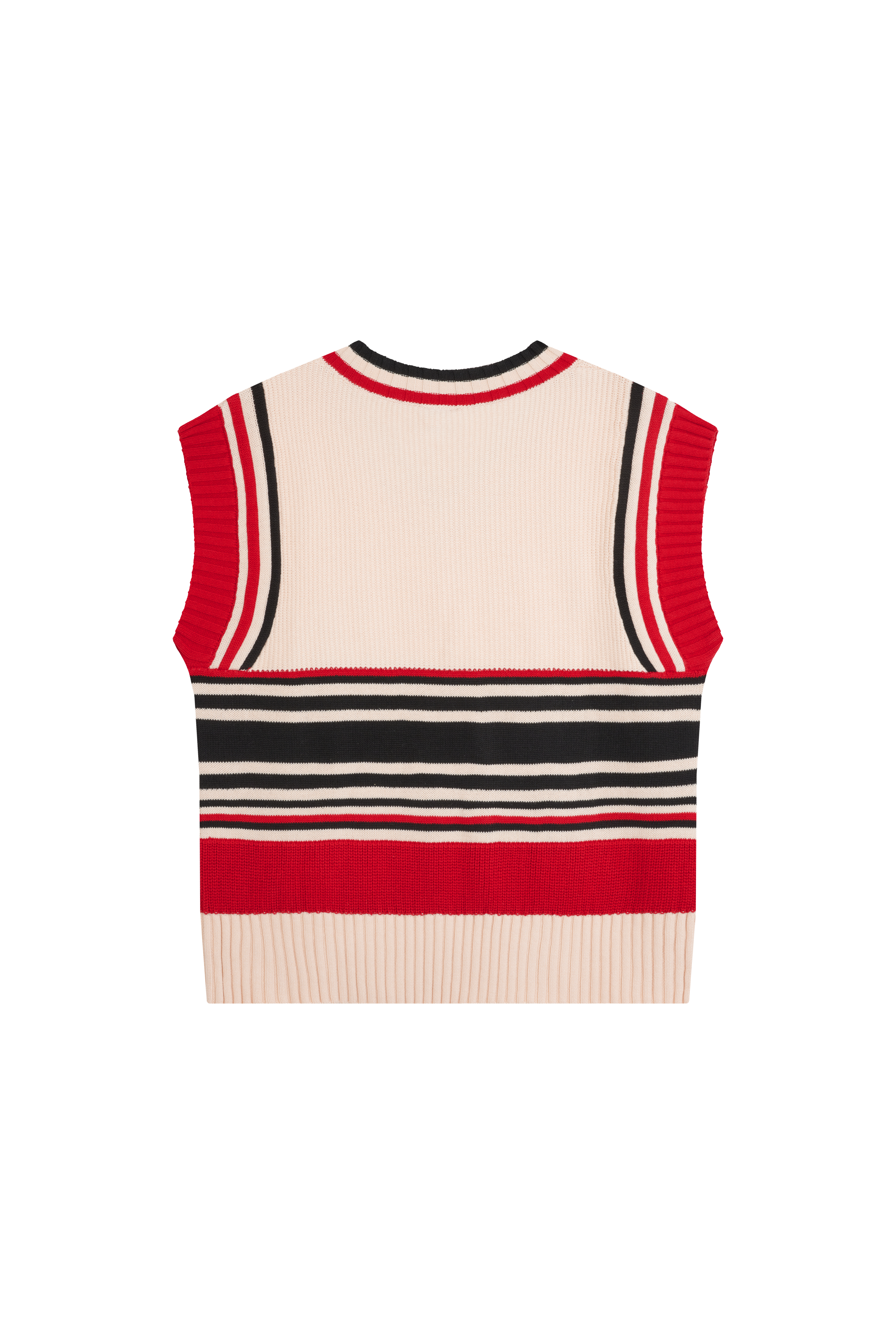 Karo Kauer Knit Sweater Vest KKLBL