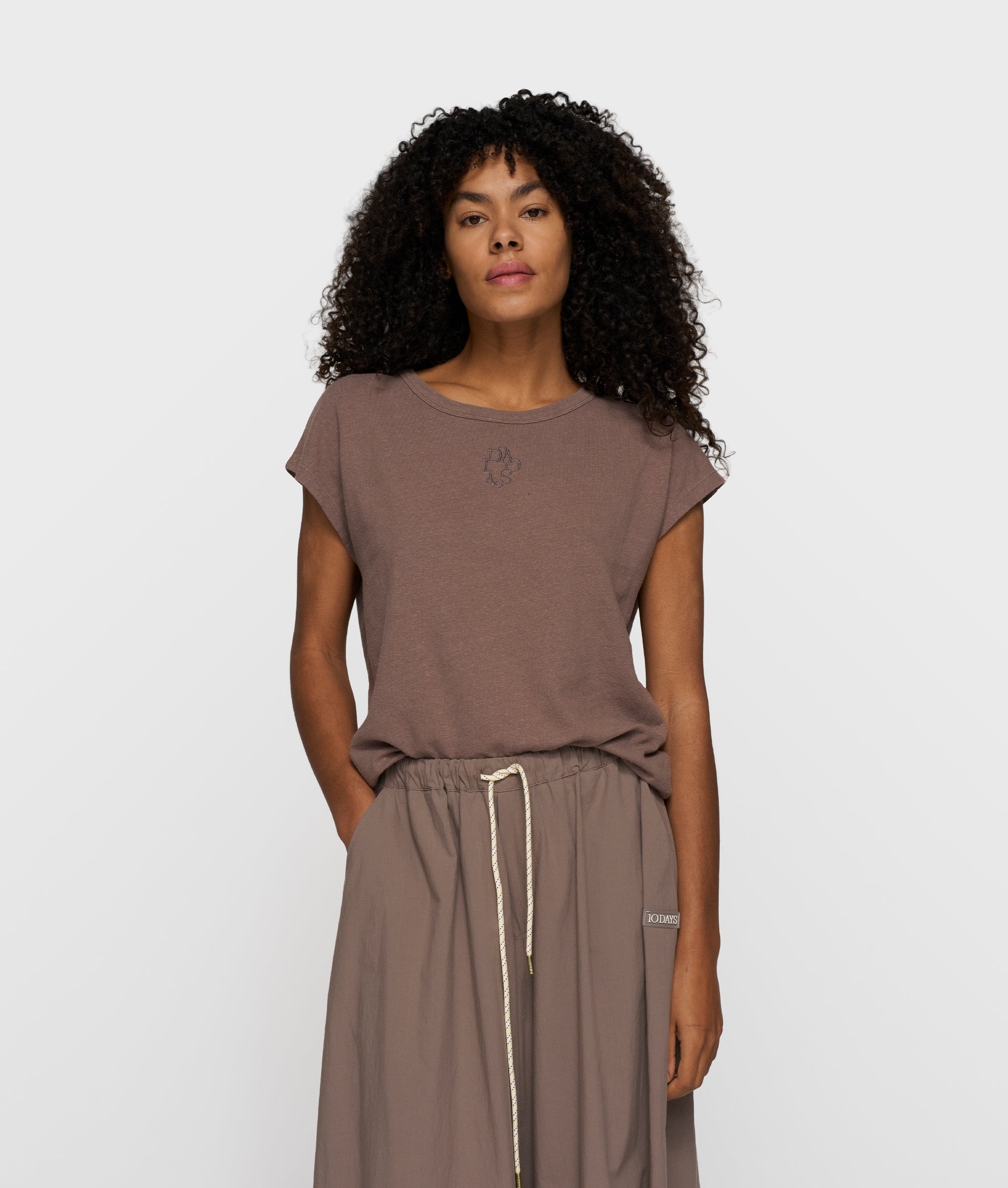 10Days Cotton linen tee