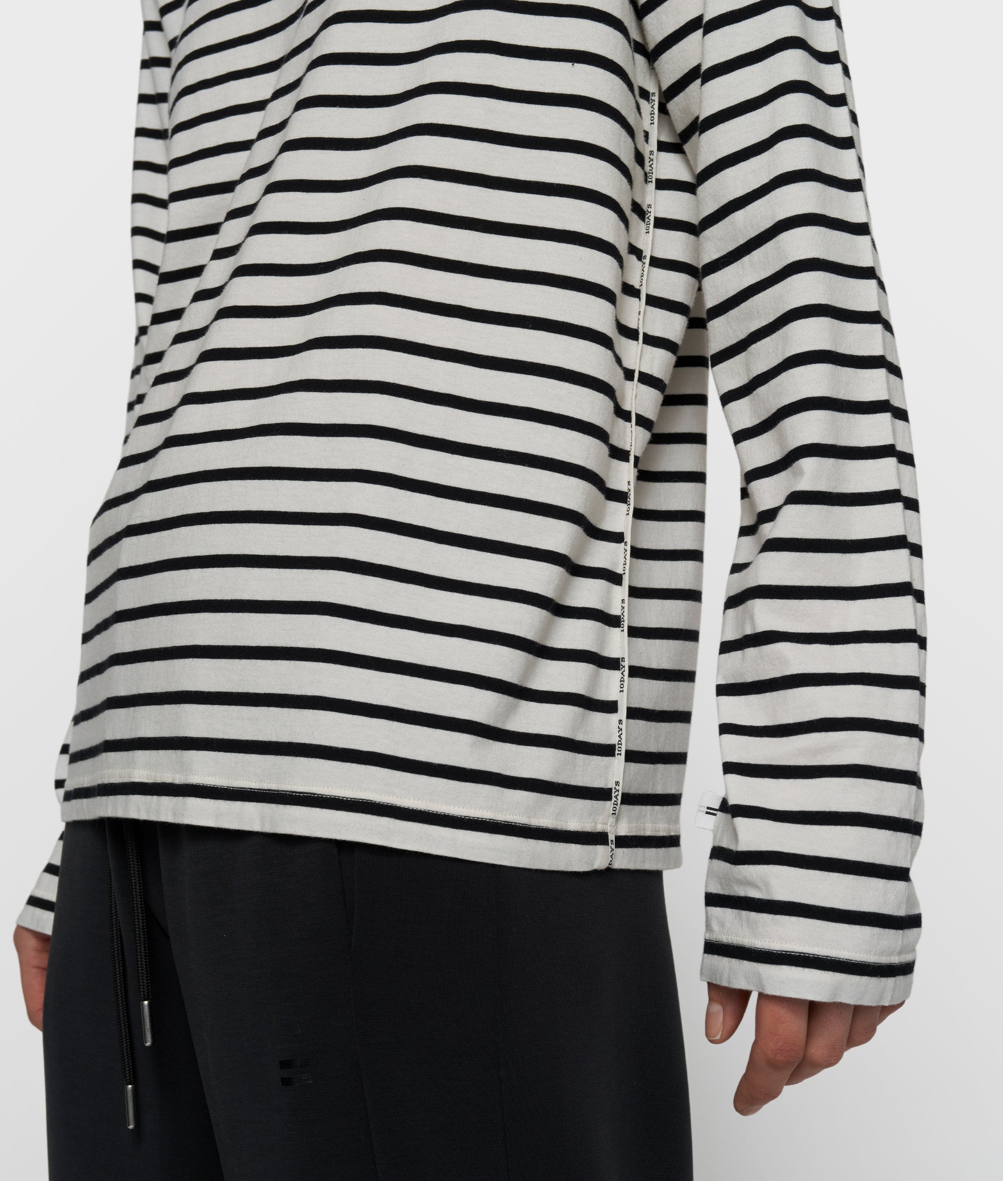 10Days Longsleeve THE LONG SLEEVE TEE STRIPES