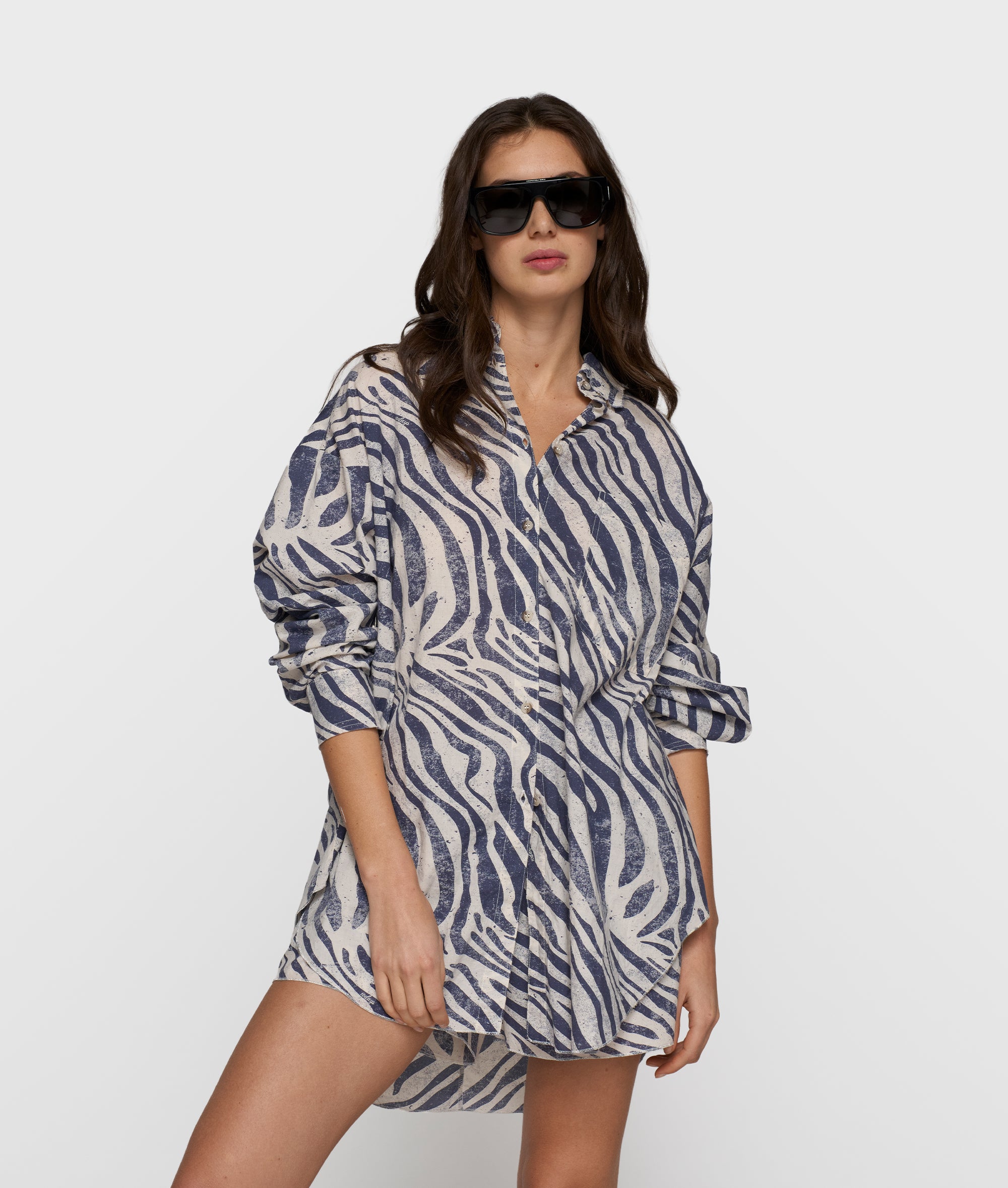10Days Oversized Bluse zebra voile