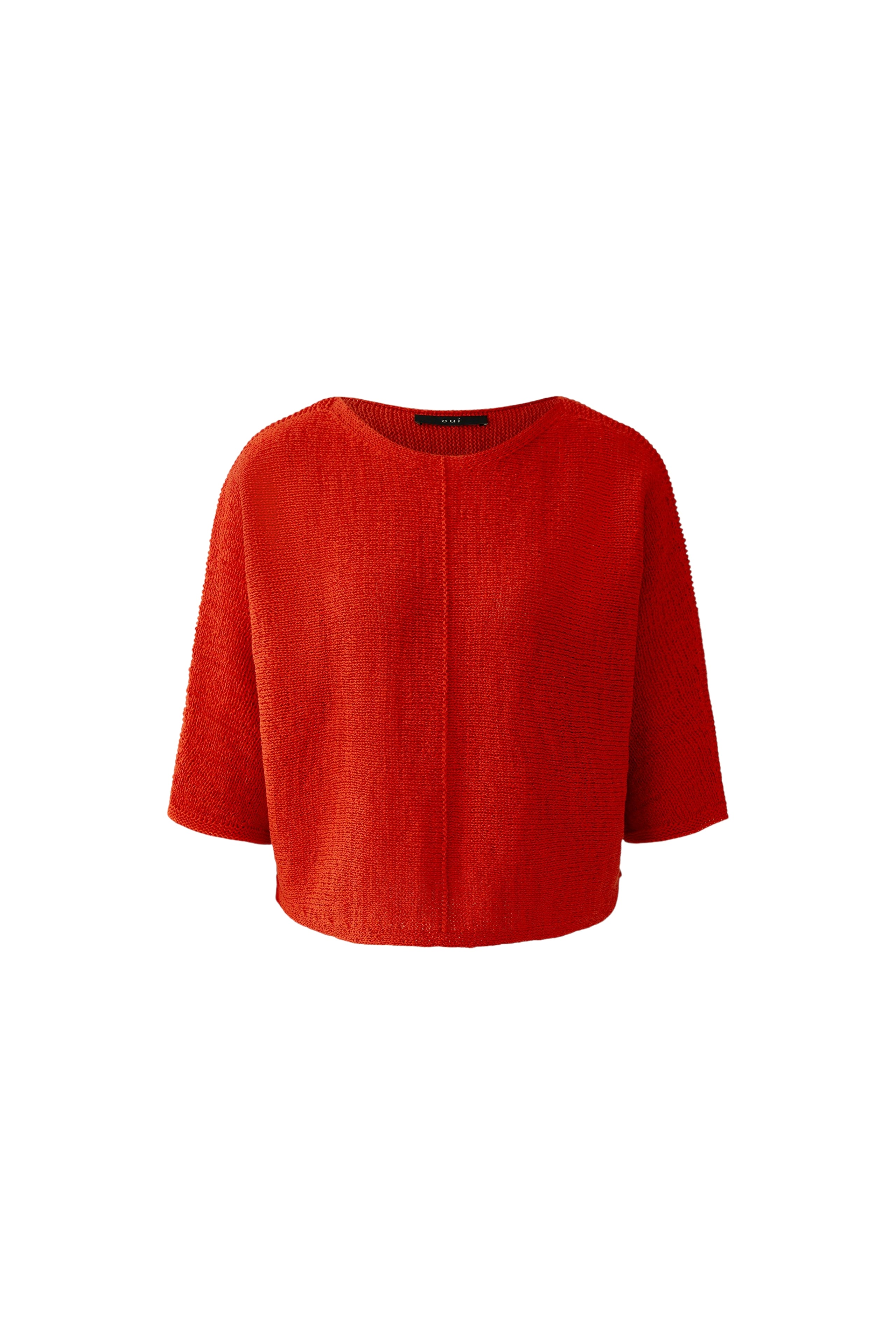 OUI Pullover aus sommerlichem Bändchengarn
