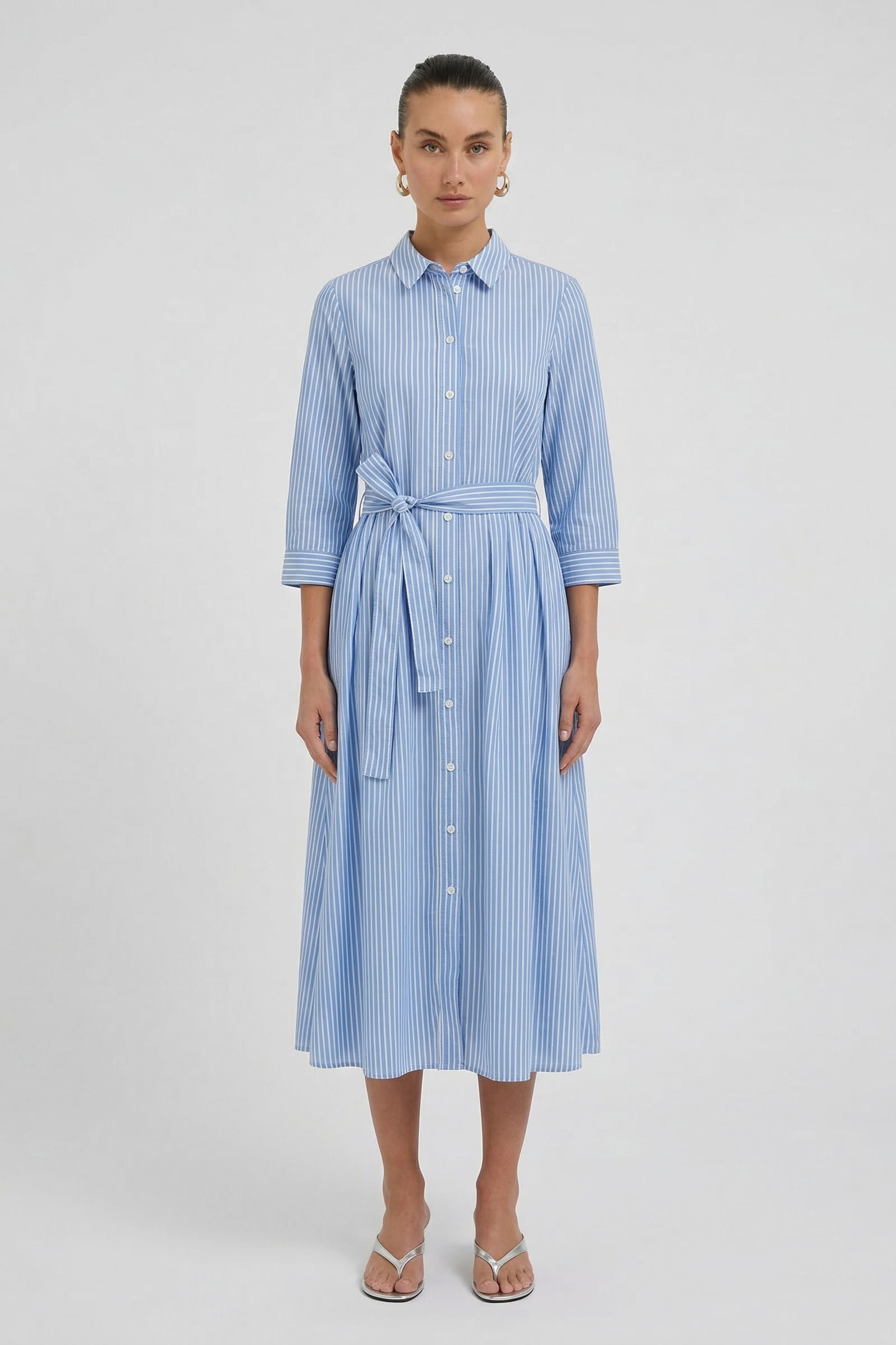 OUI Midikleid mit Gürtel