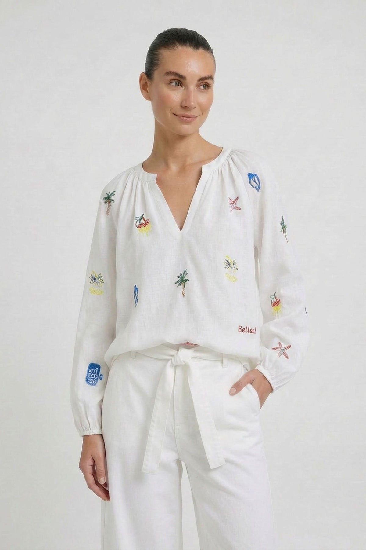 OUI Tunika mit sommerlichen Motiven