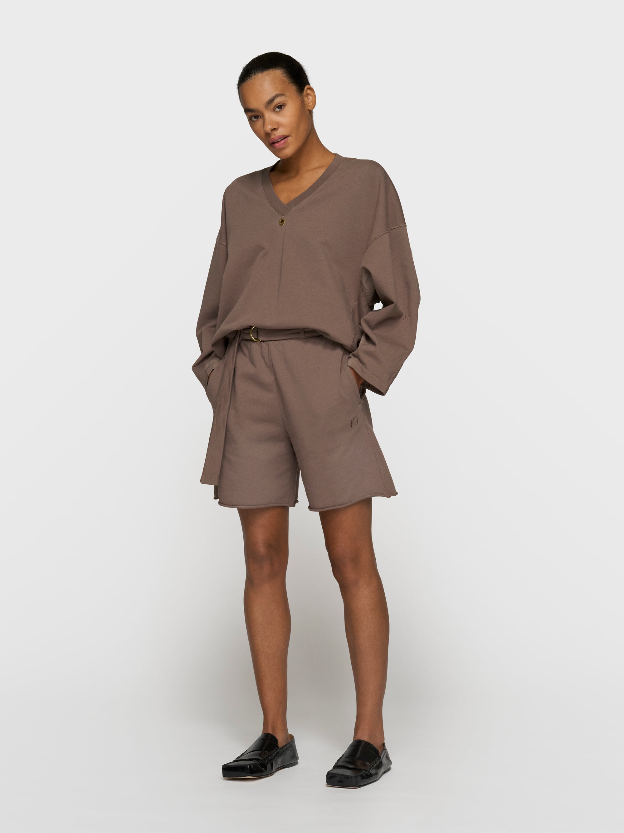 10Days belted shorts fleece