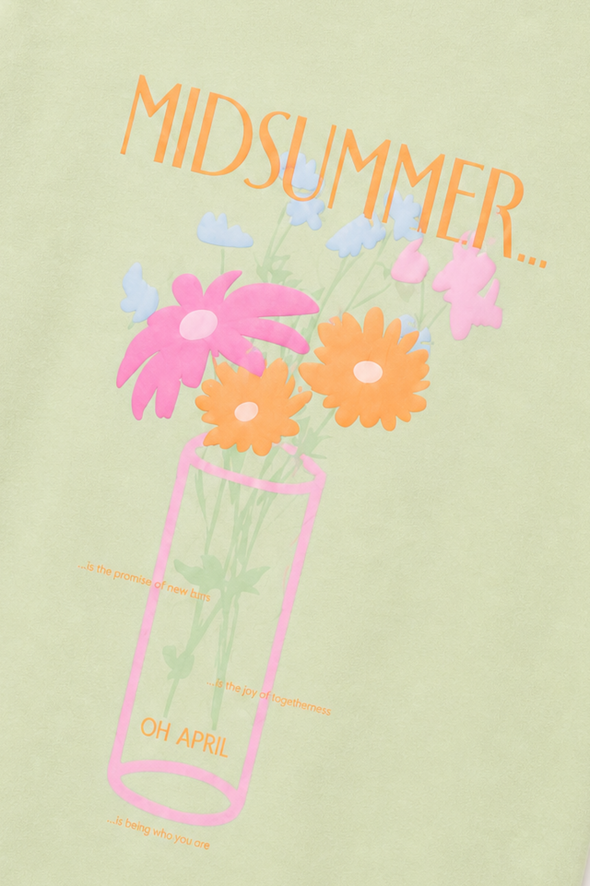 Oh April BF T-Shirt Midsummer