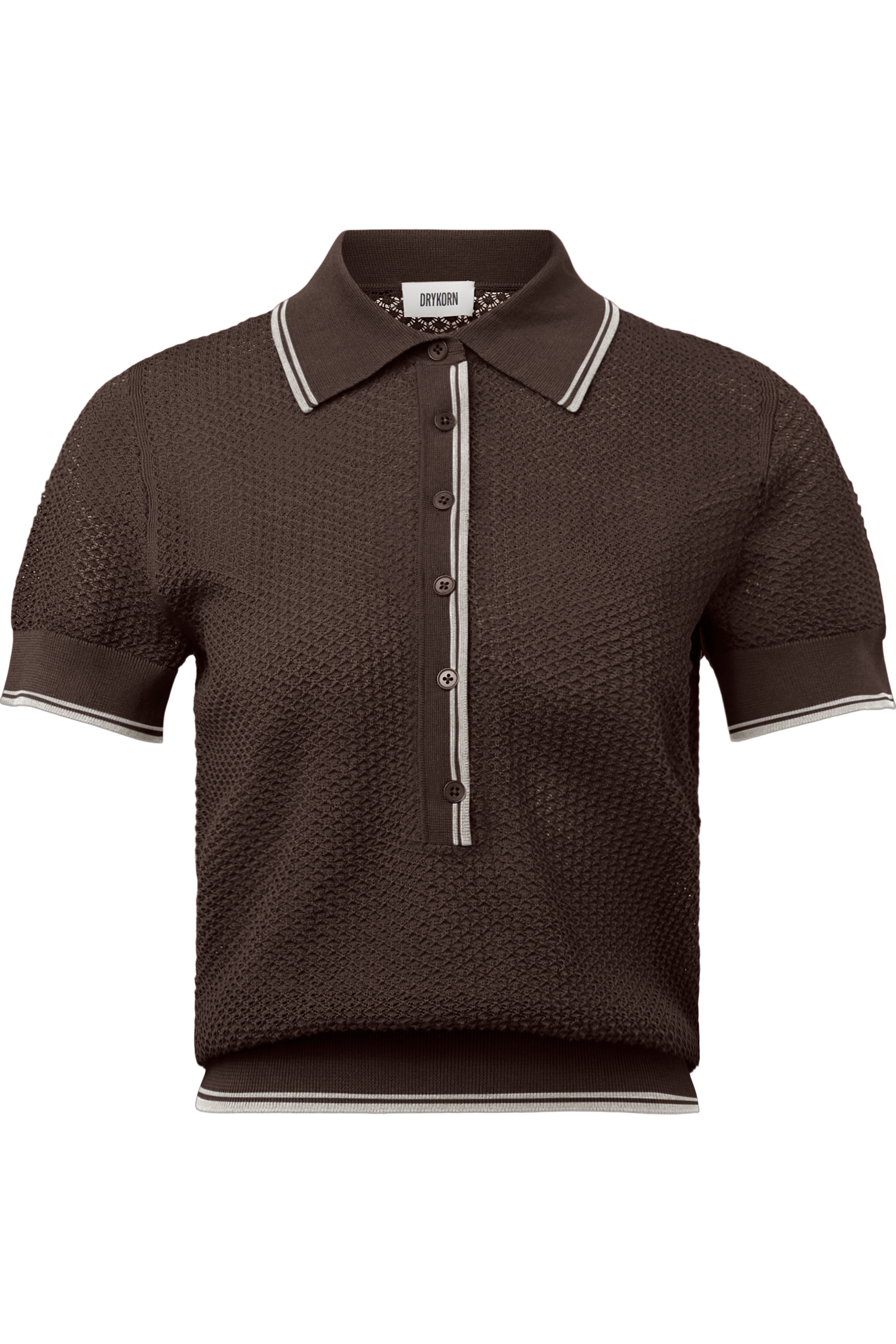 DRYKORN Kurzarm Strickpolo MEROPE 10
