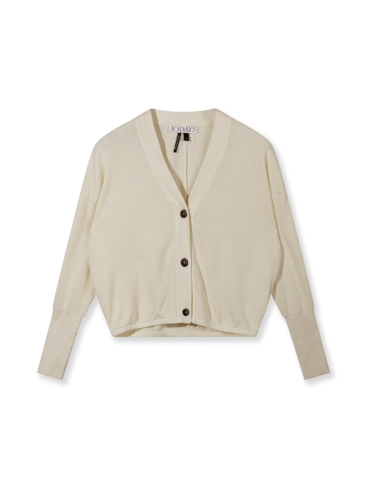 10Days v-neck cardigan mesh