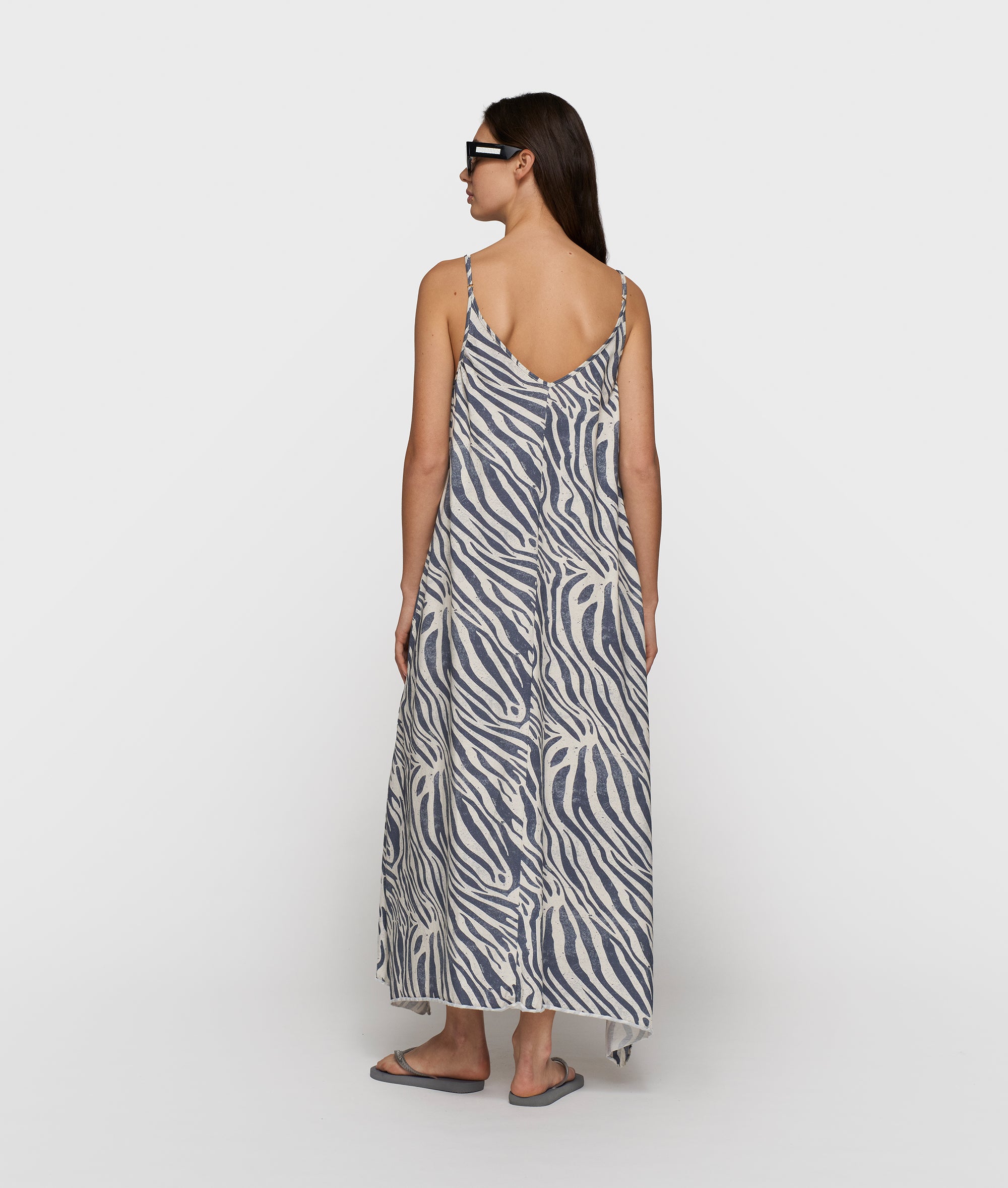 10Days Kleid strappy dress zebra