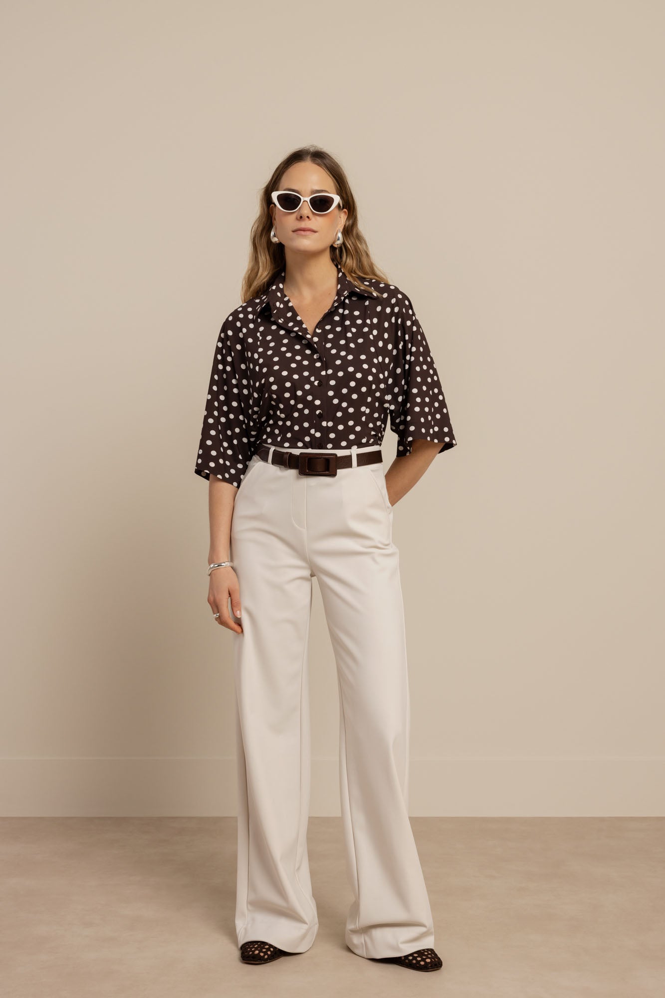 Studio Anneloes Fabienne Dot Bluse