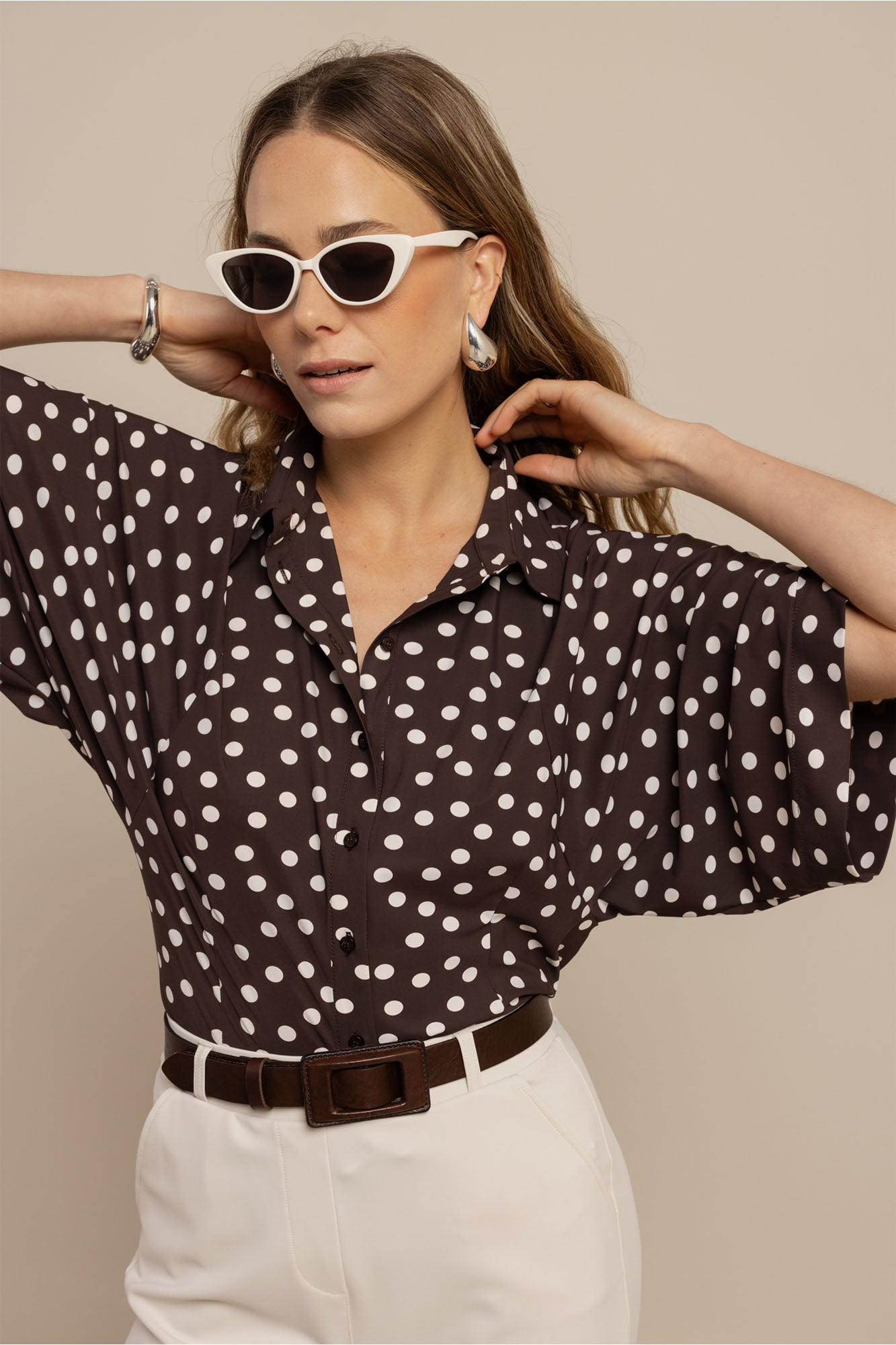 Studio Anneloes Fabienne Dot Bluse