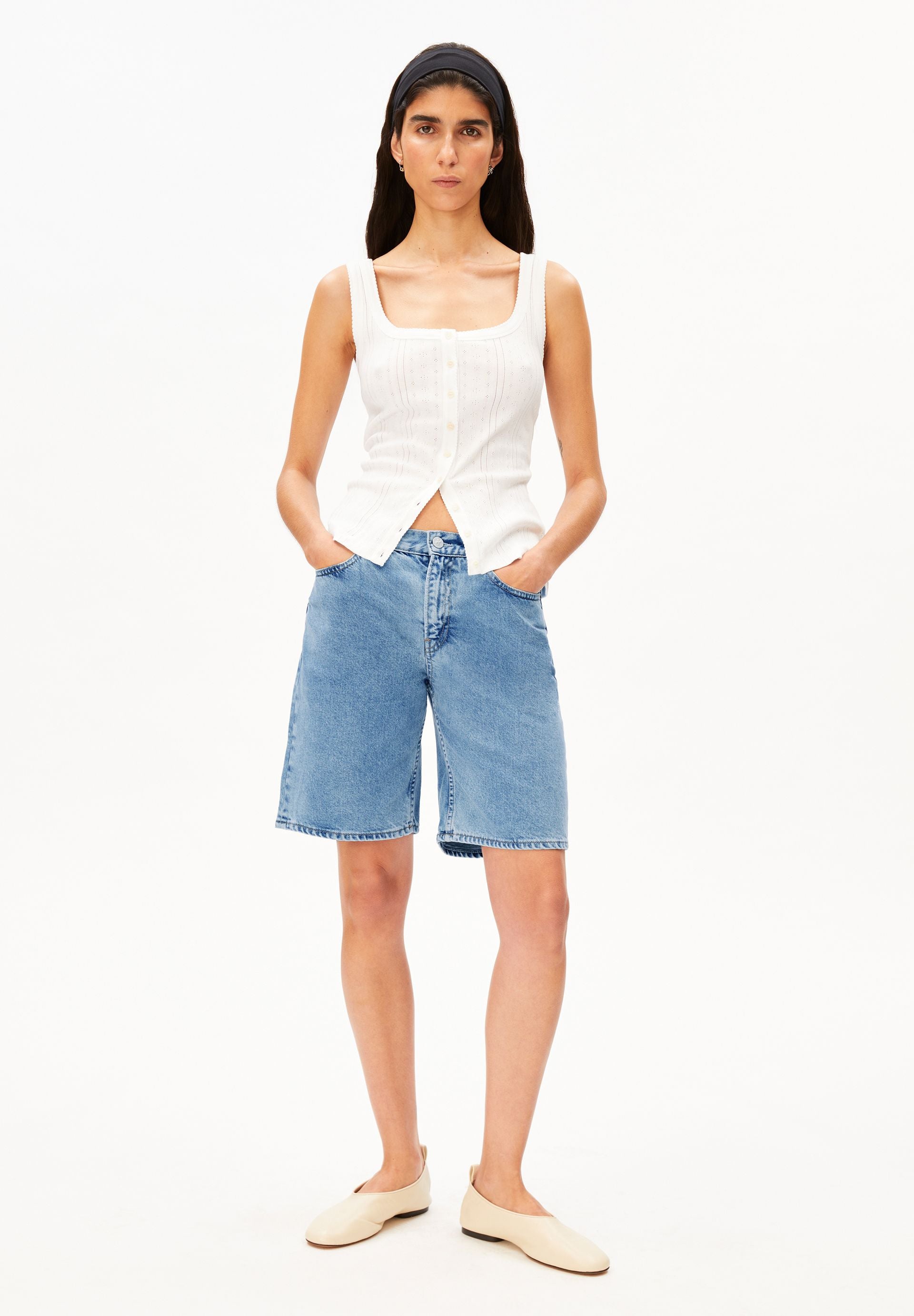 armedangels Jeans-Shorts aus Bio-Baumwolle