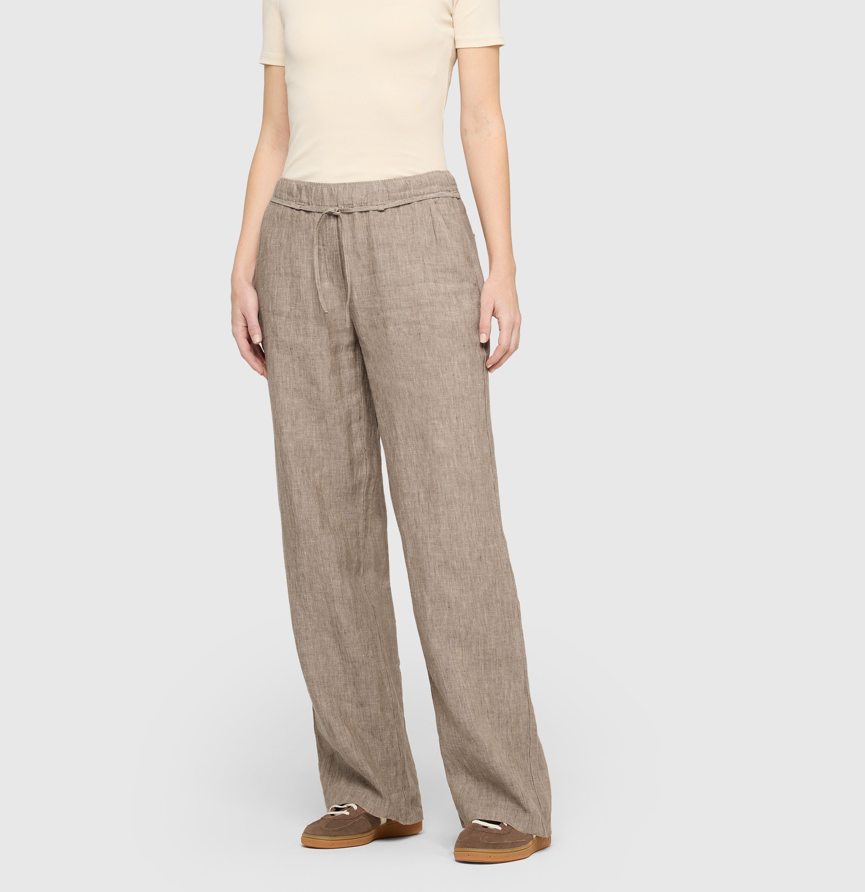 MAC JEANS - CHIARA BELT, Pure linen