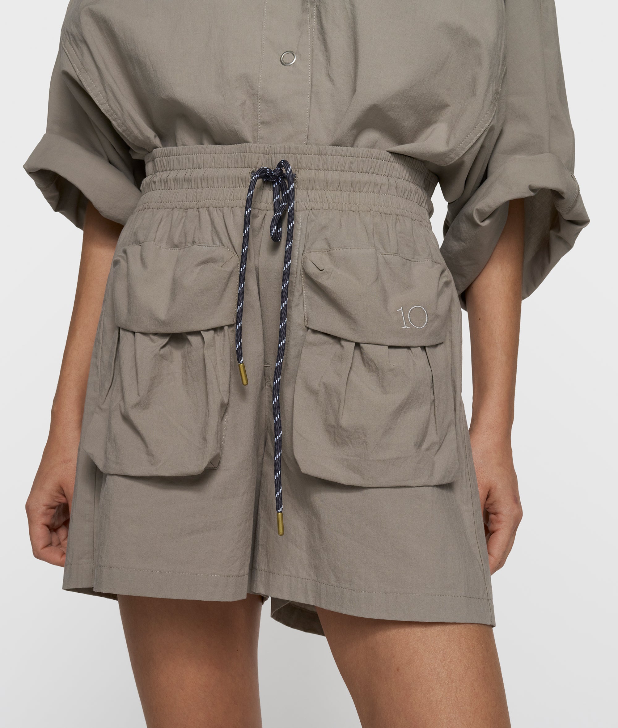 10Days Crinkle Utility Shorts