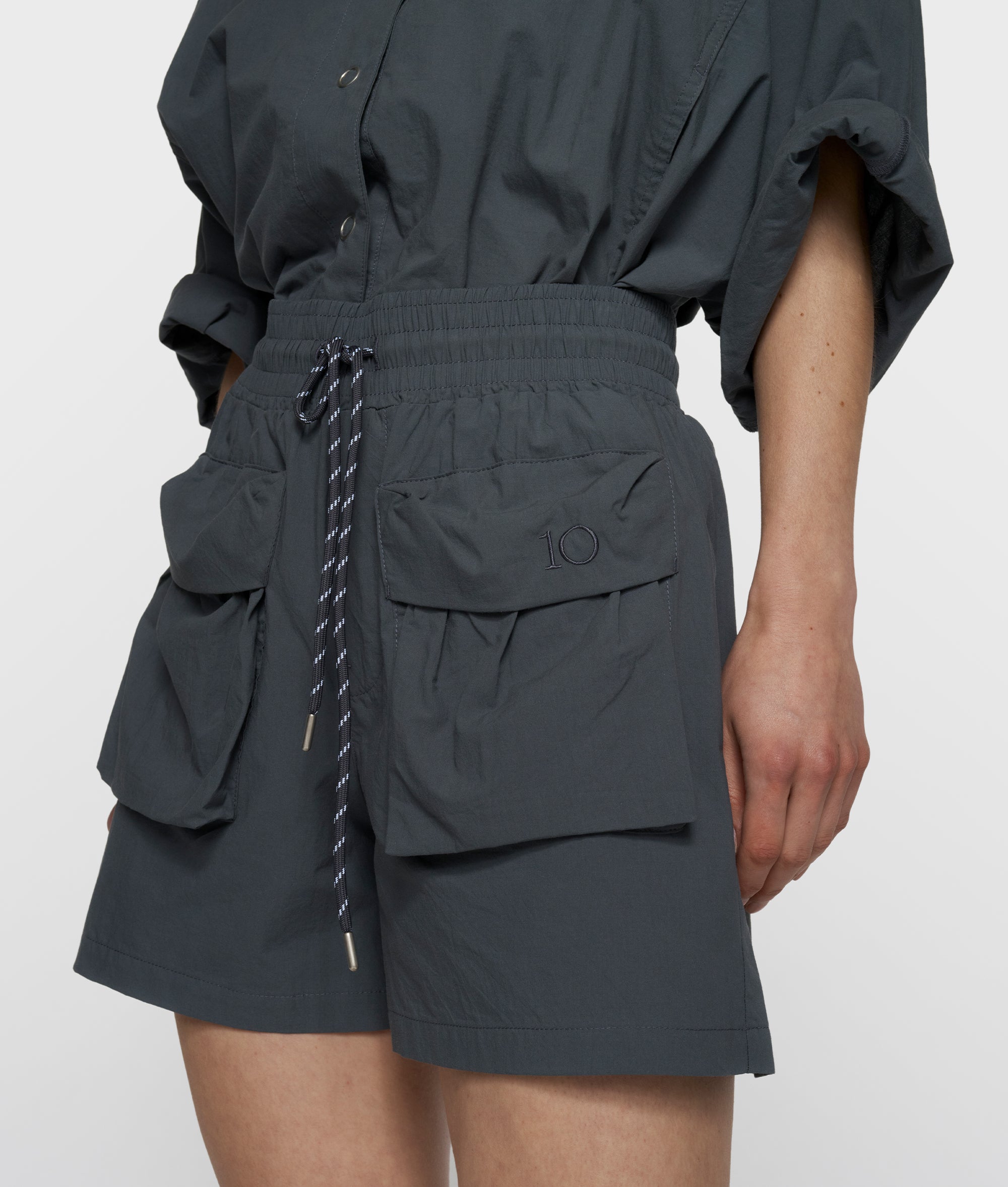 10Days Crinkle Utility Shorts