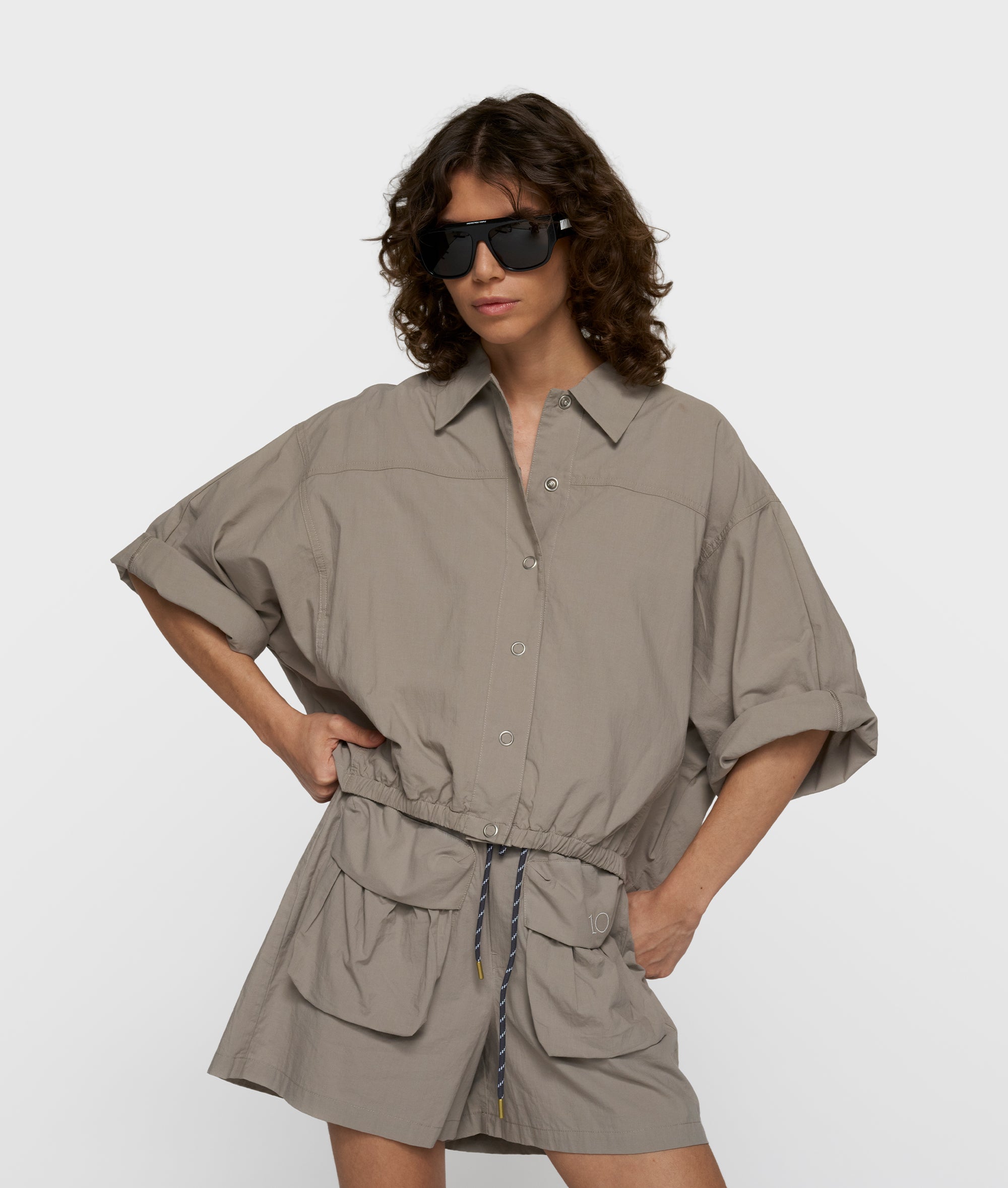10Days Wide Crinkle Jacket
