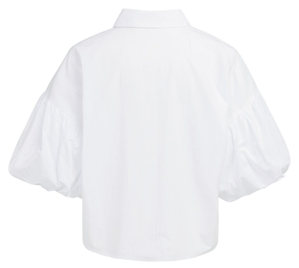 Yaya Bluse mit voluminösen Ballonärmeln
