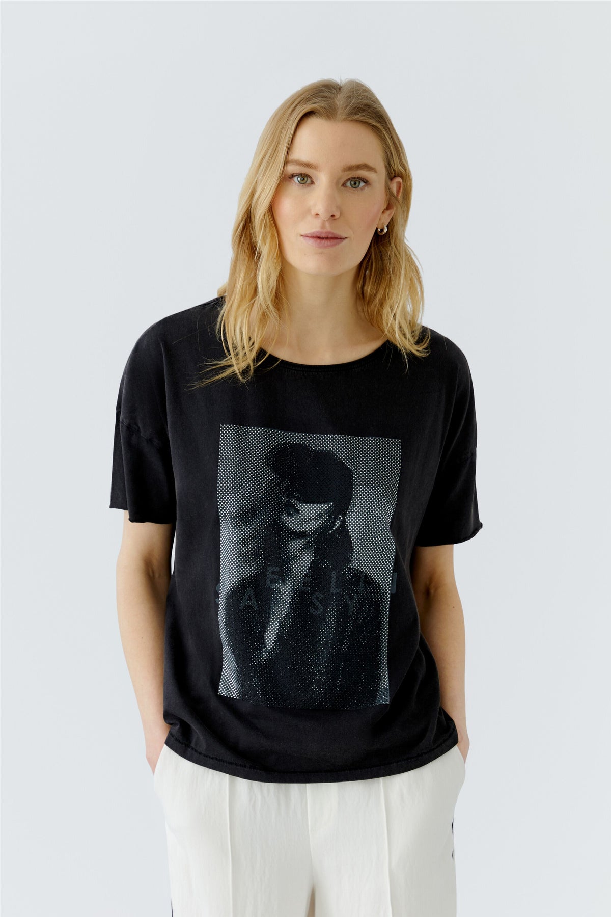 OUI Rockiges T-Shirt mit Fotodruck