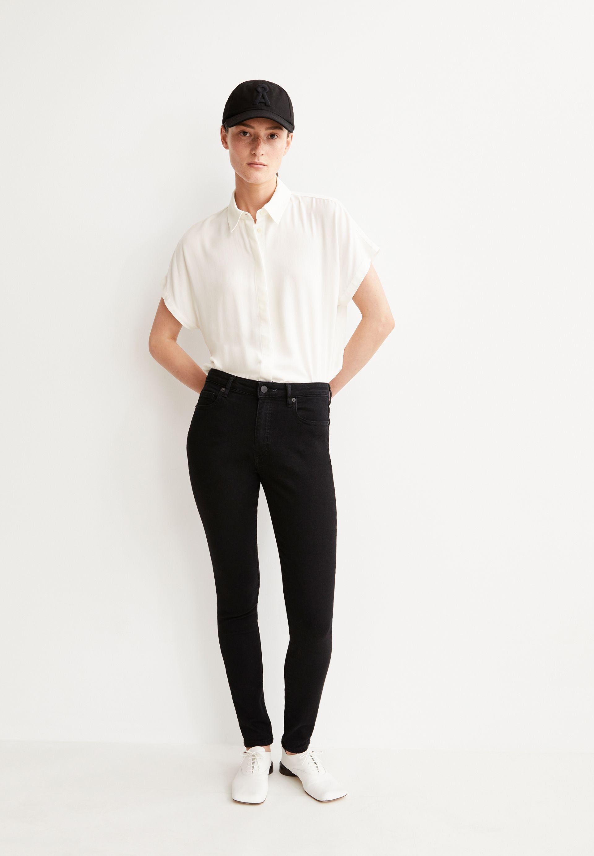 armedangels SKINNY JEANS TILLAA MID WAIST aus Bio-Baumwoll-Mix