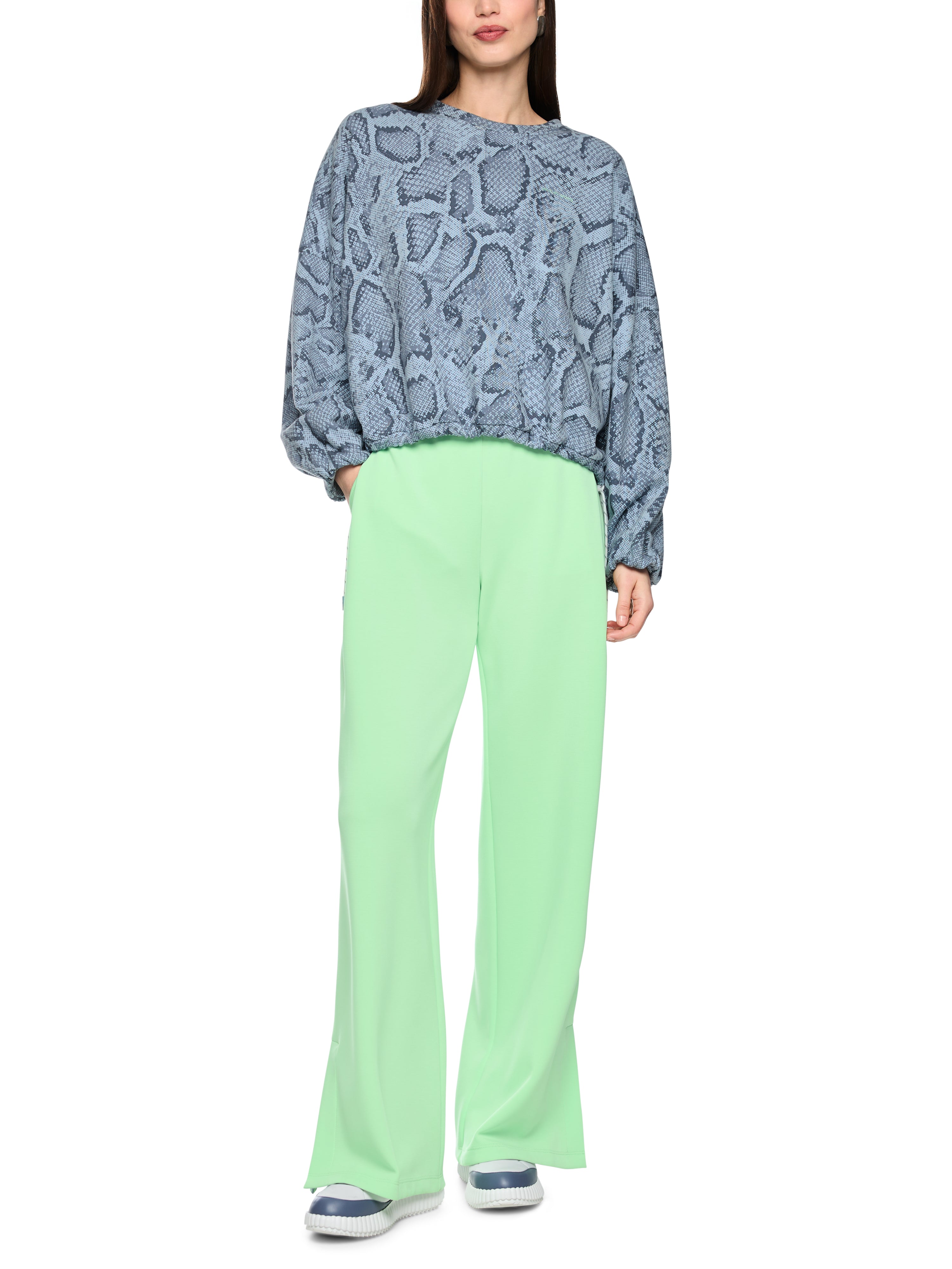 Marc Cain Sweatshirt mit Animal Print