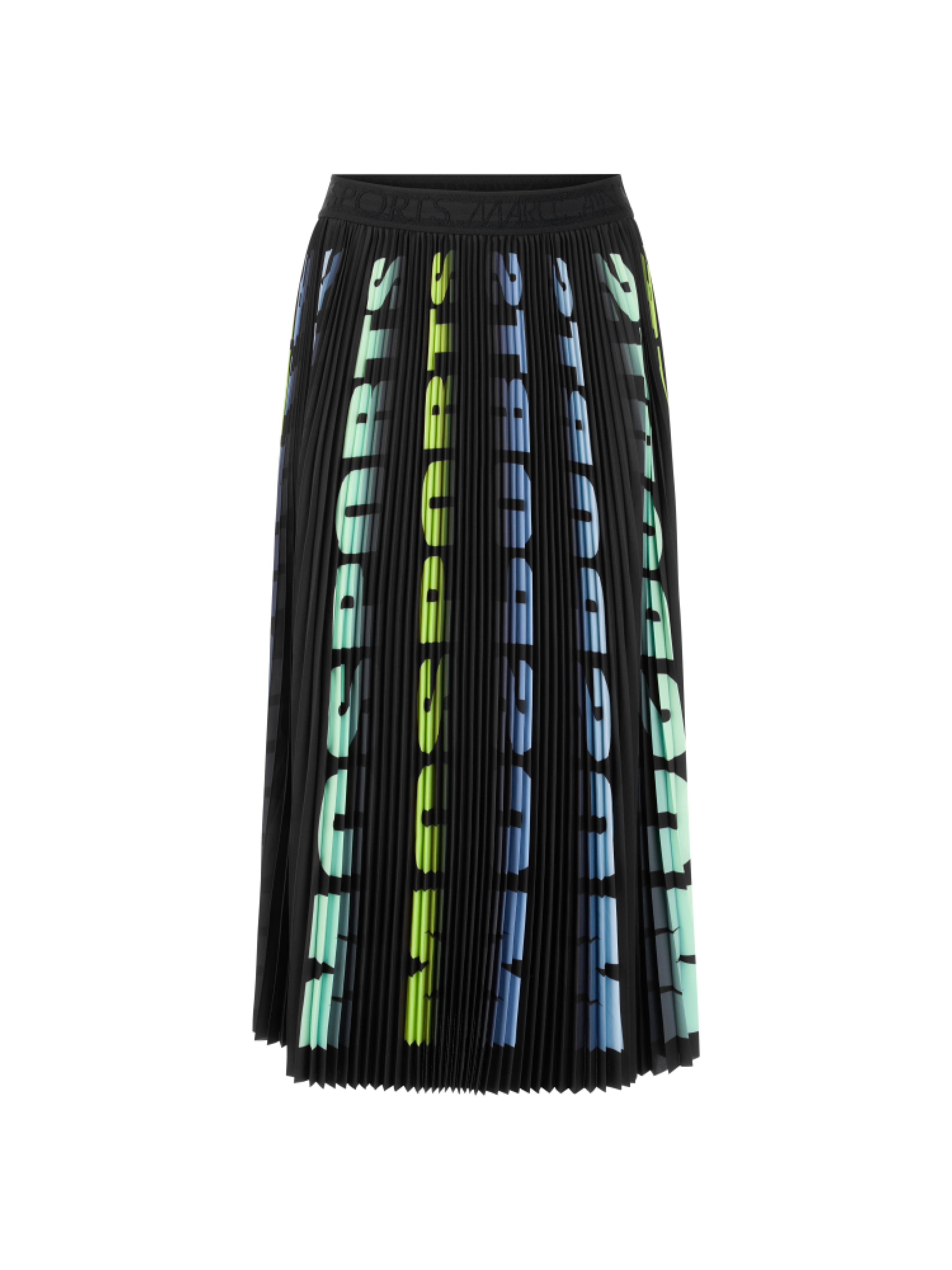 Marc Cain Plissee-Rock mit Print