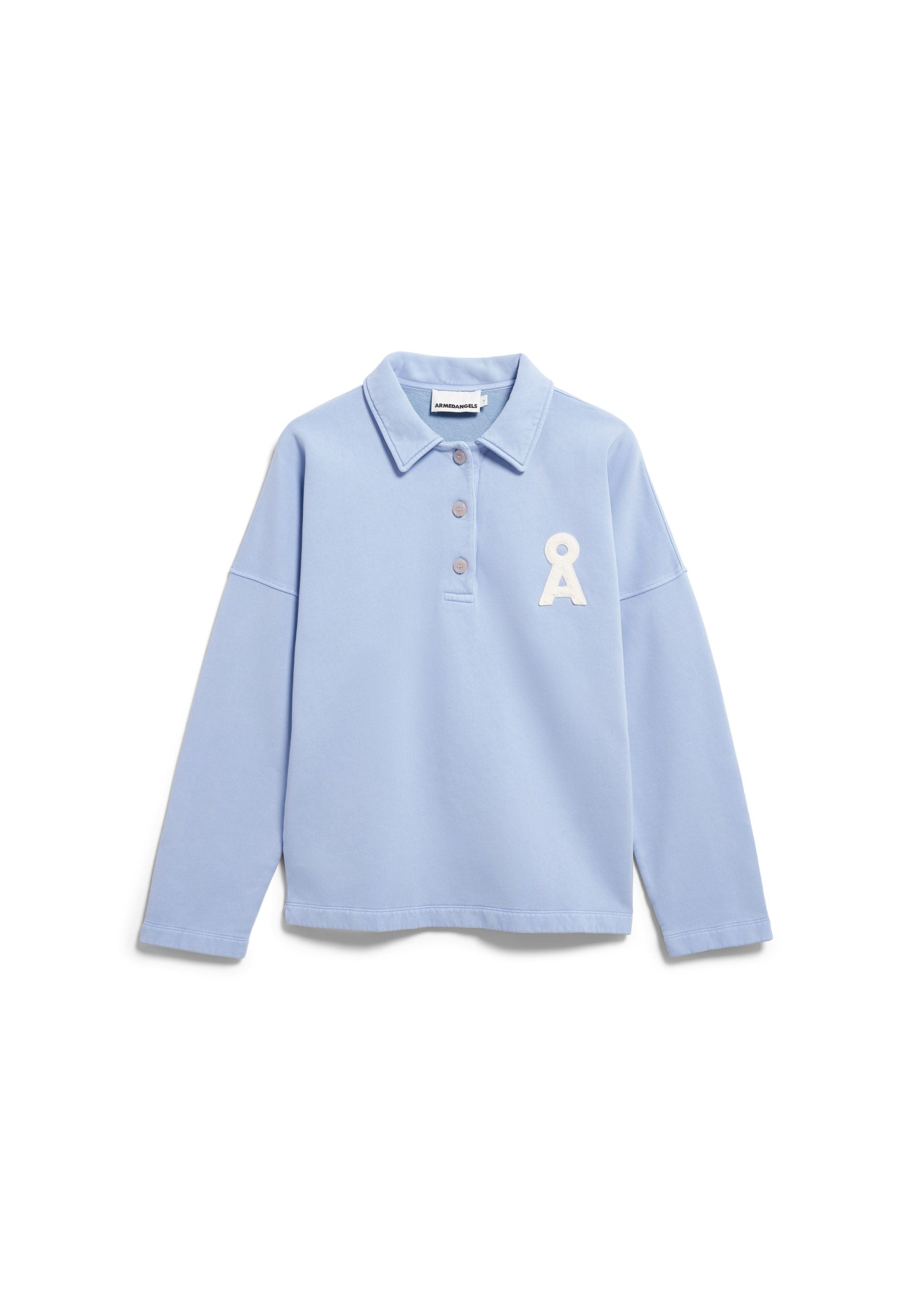 armedangels POLO-SWEATSHIRT aus Bio-Baumwolle
