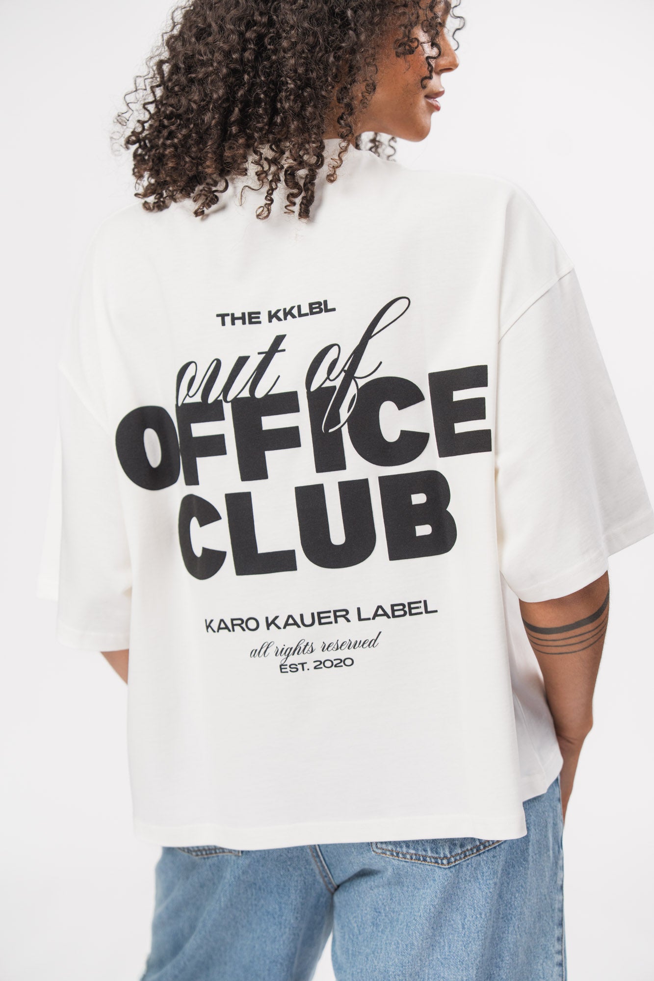 Karo Kauer T-Shirt Cropped Office Club
