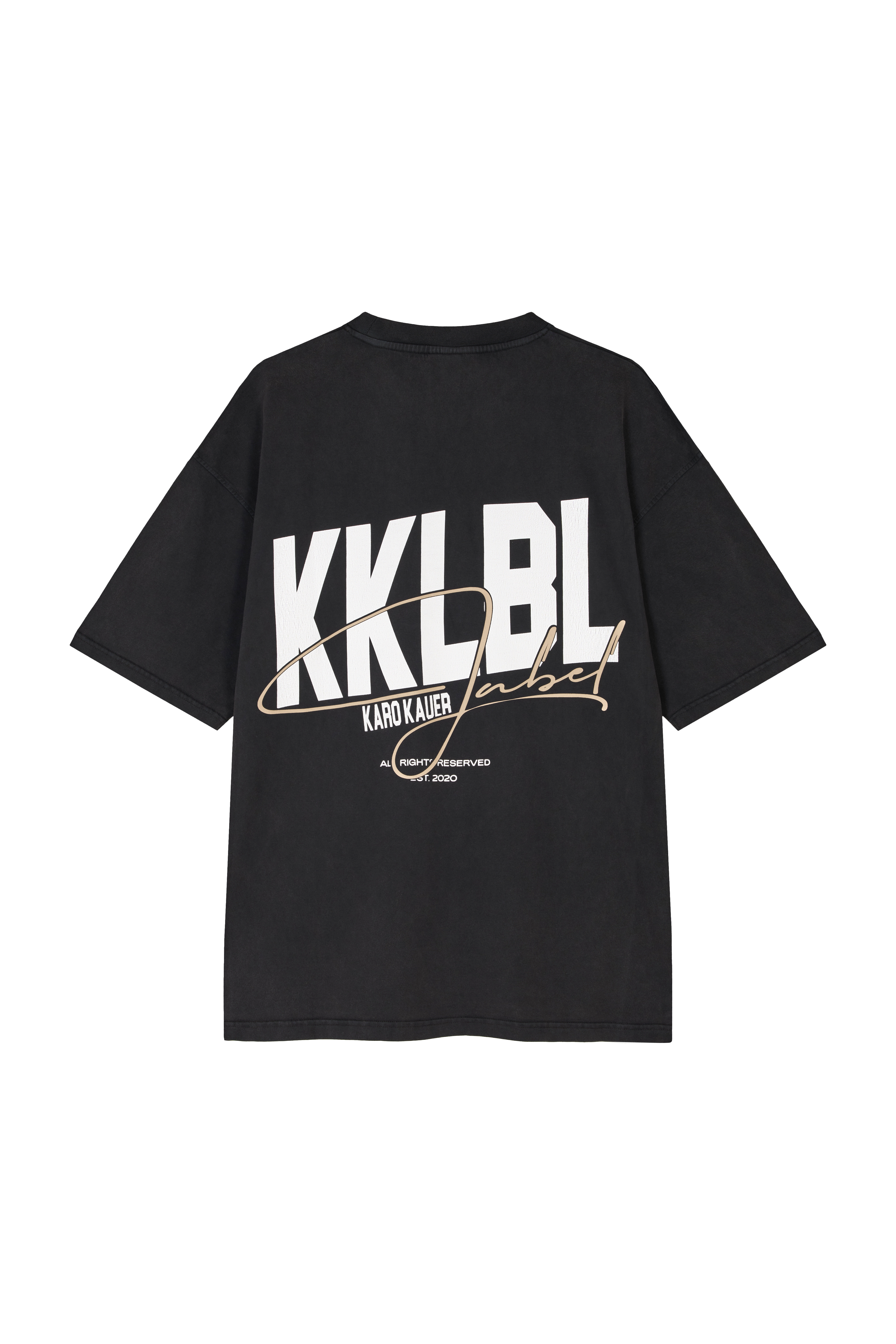 Karo Kauer T-Shirt Washed Black KKLBL