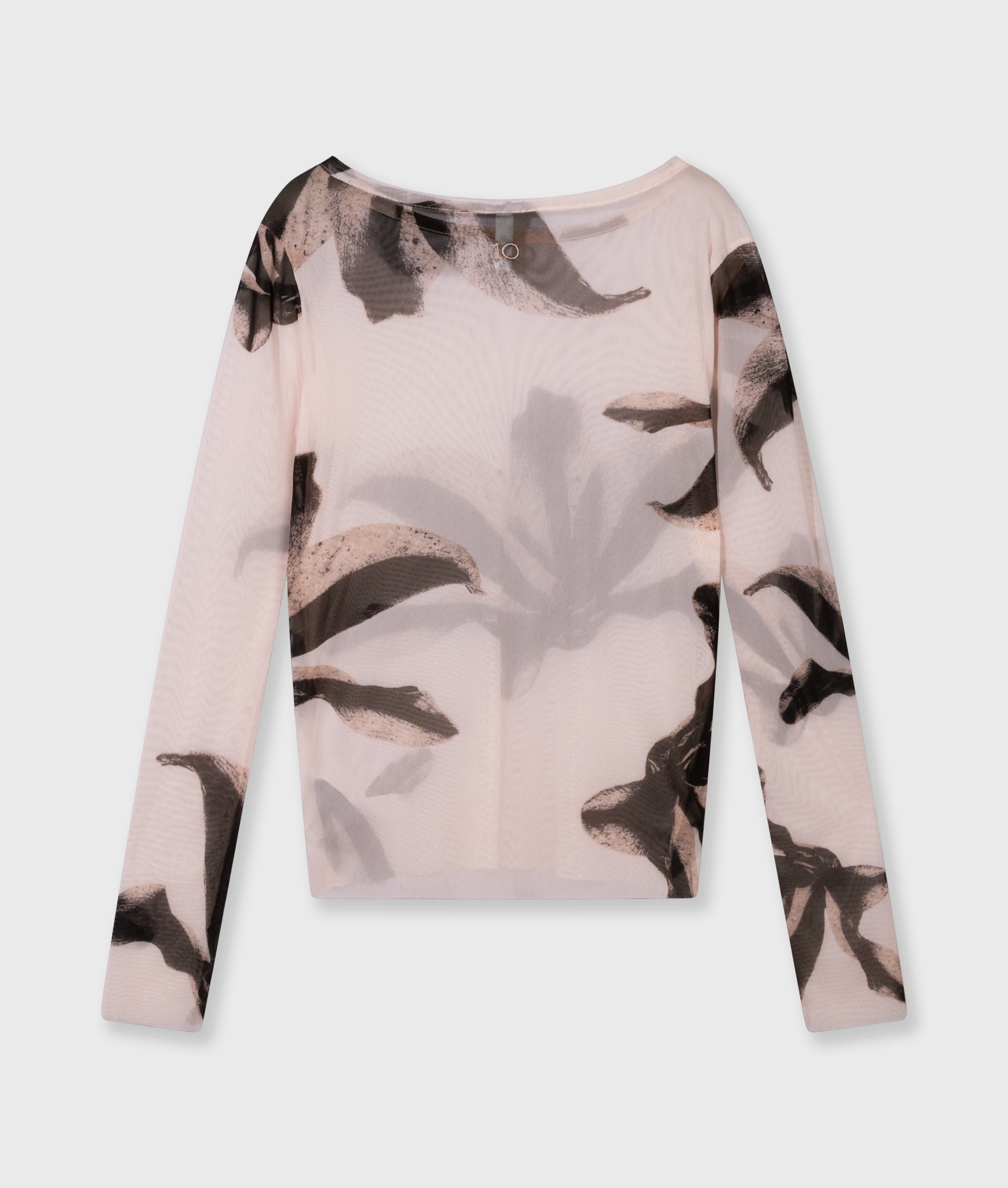 10Days Mesh Long Sleeve Flower