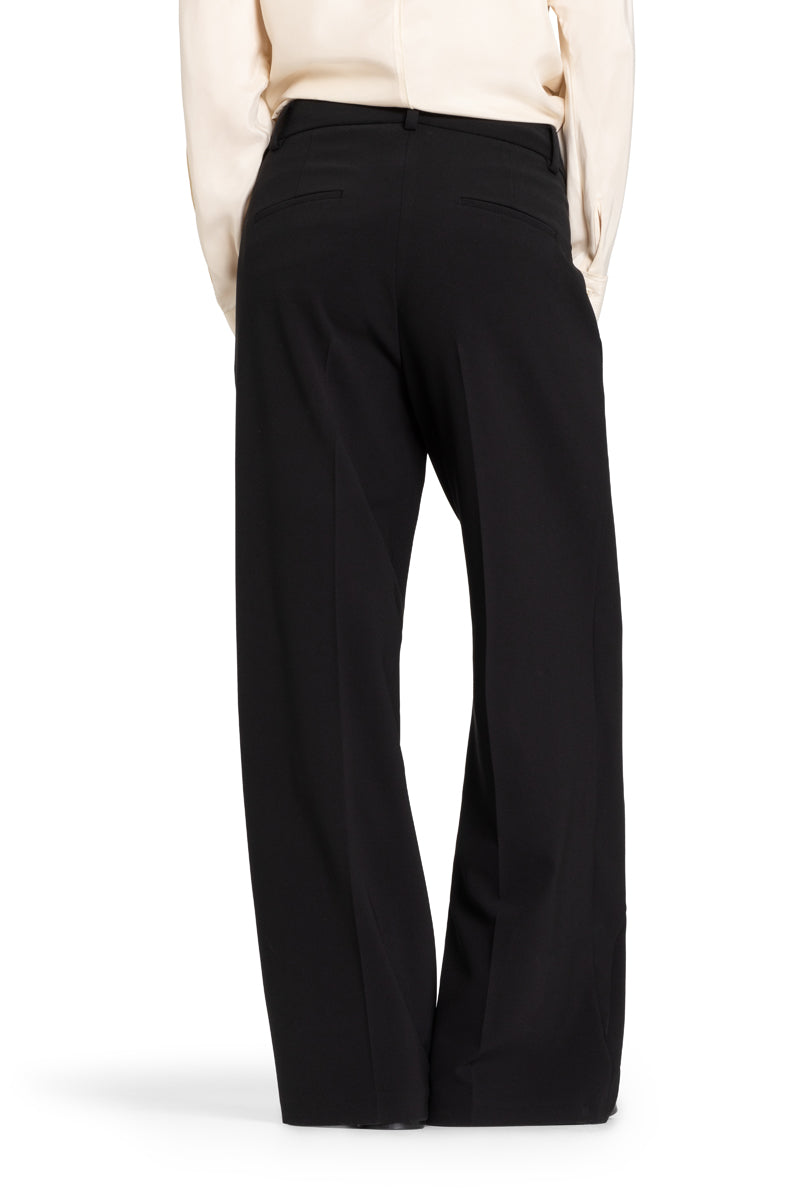 CAMBIO Hose Wide-Fit Cropped Anais wrap front