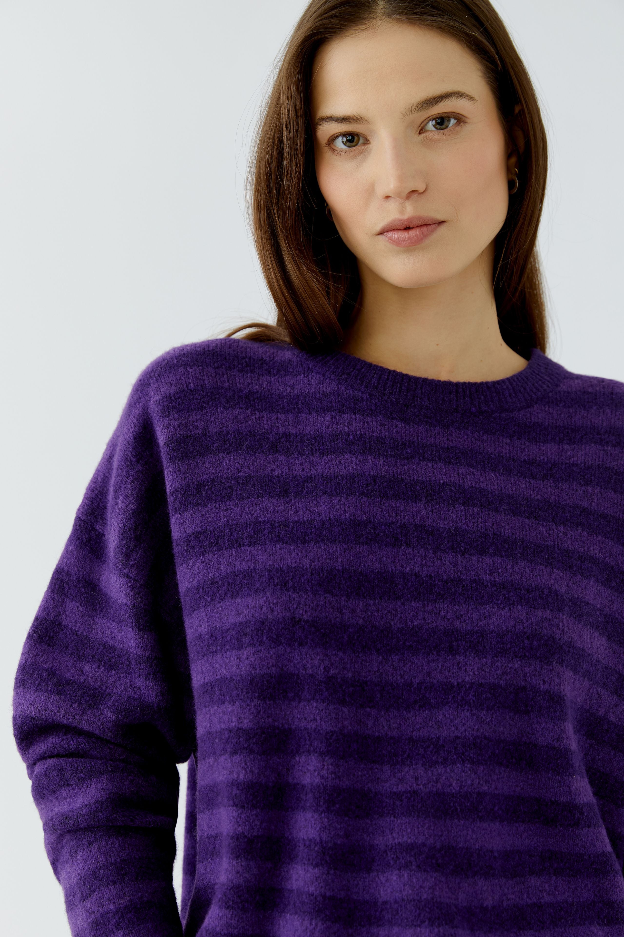 OUI Streifenpullover oversized und cropped