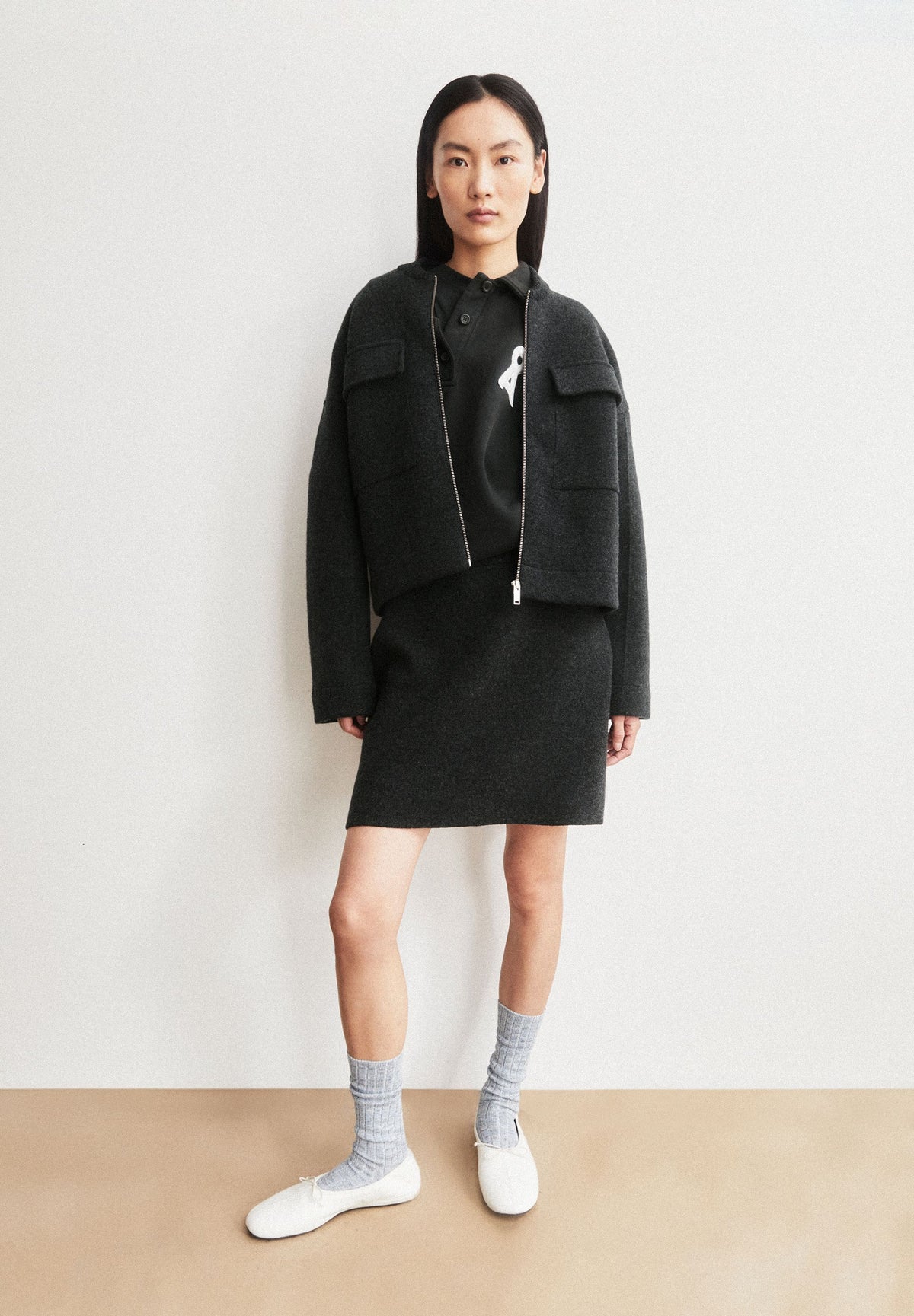 armedangels Rock COTTON-WOOL MINI KNIT SKIRT