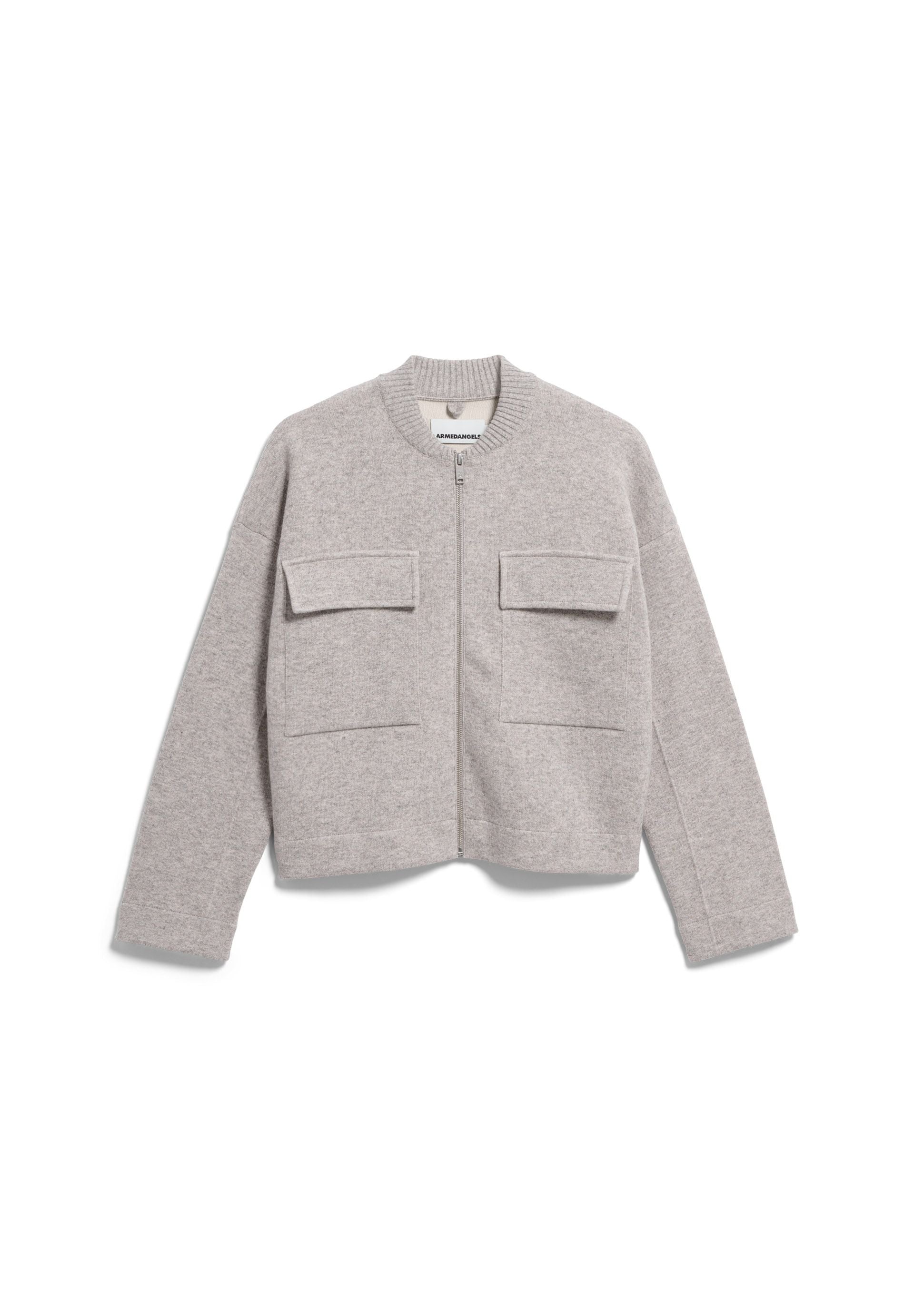 armedangels Jacke COTTON-WOOL BOMBER KNIT JACKET