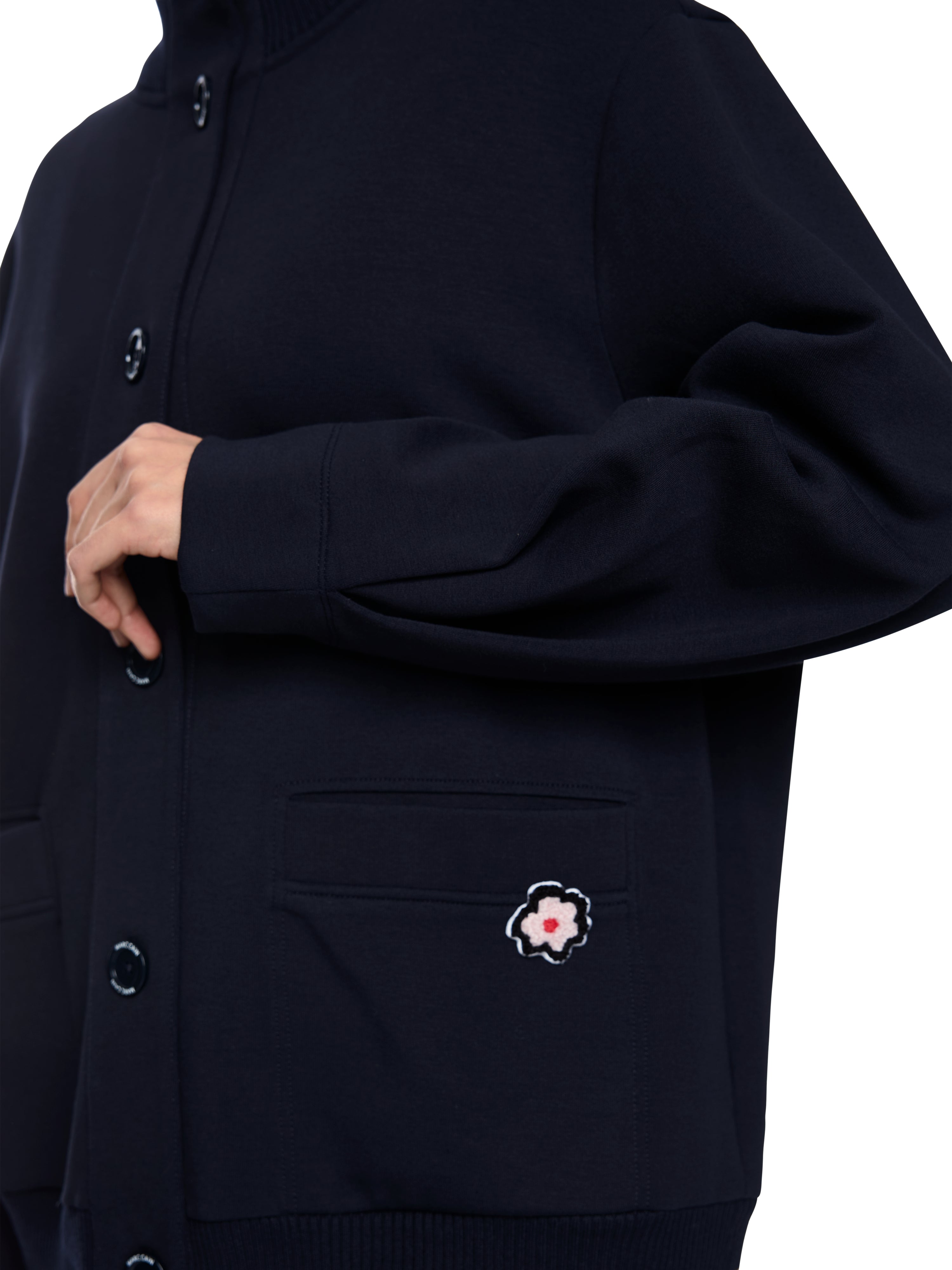 Jacke mit Strickdetails