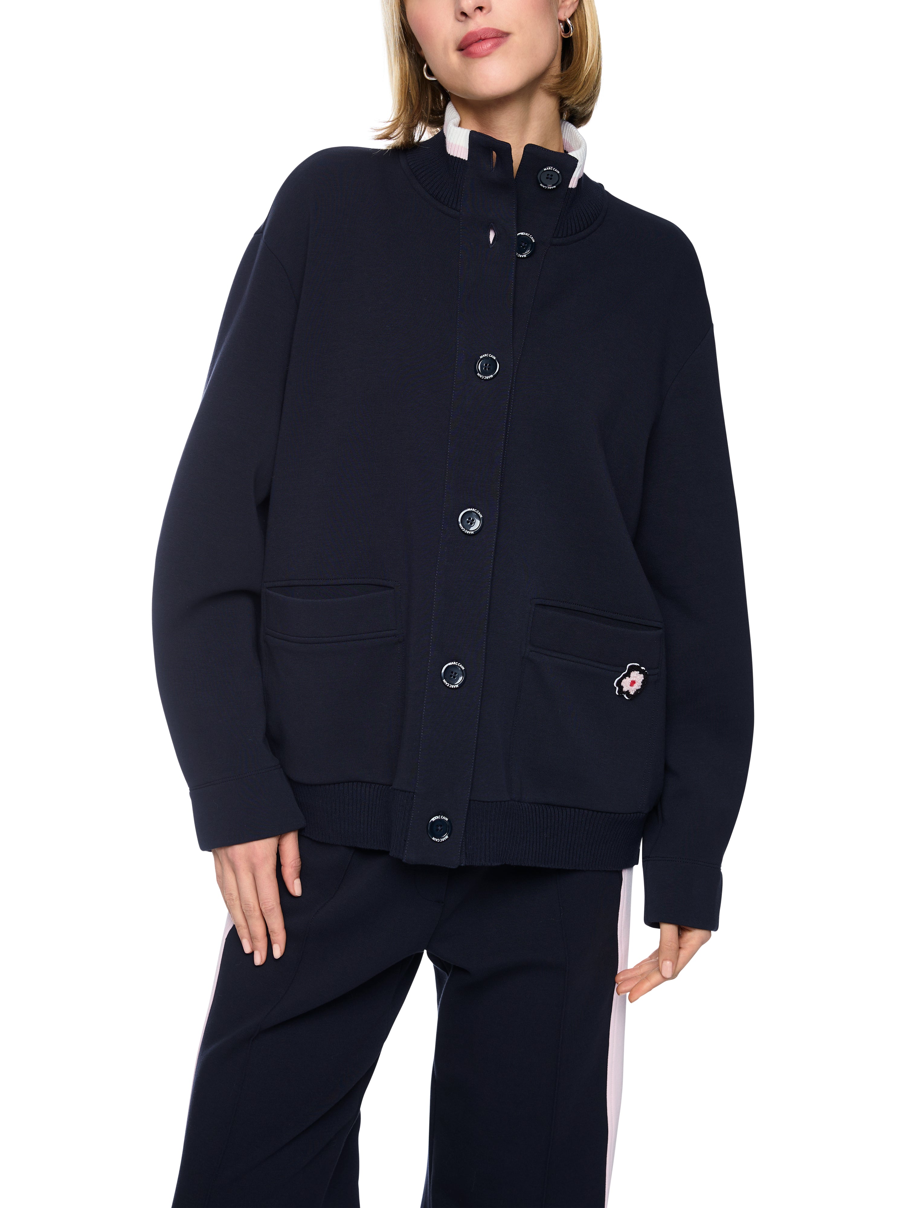 Jacke mit Strickdetails