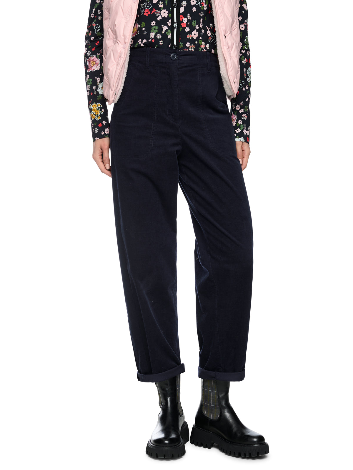 Marc Cain Cordhose RUMA im Relaxed Fit O-Shape