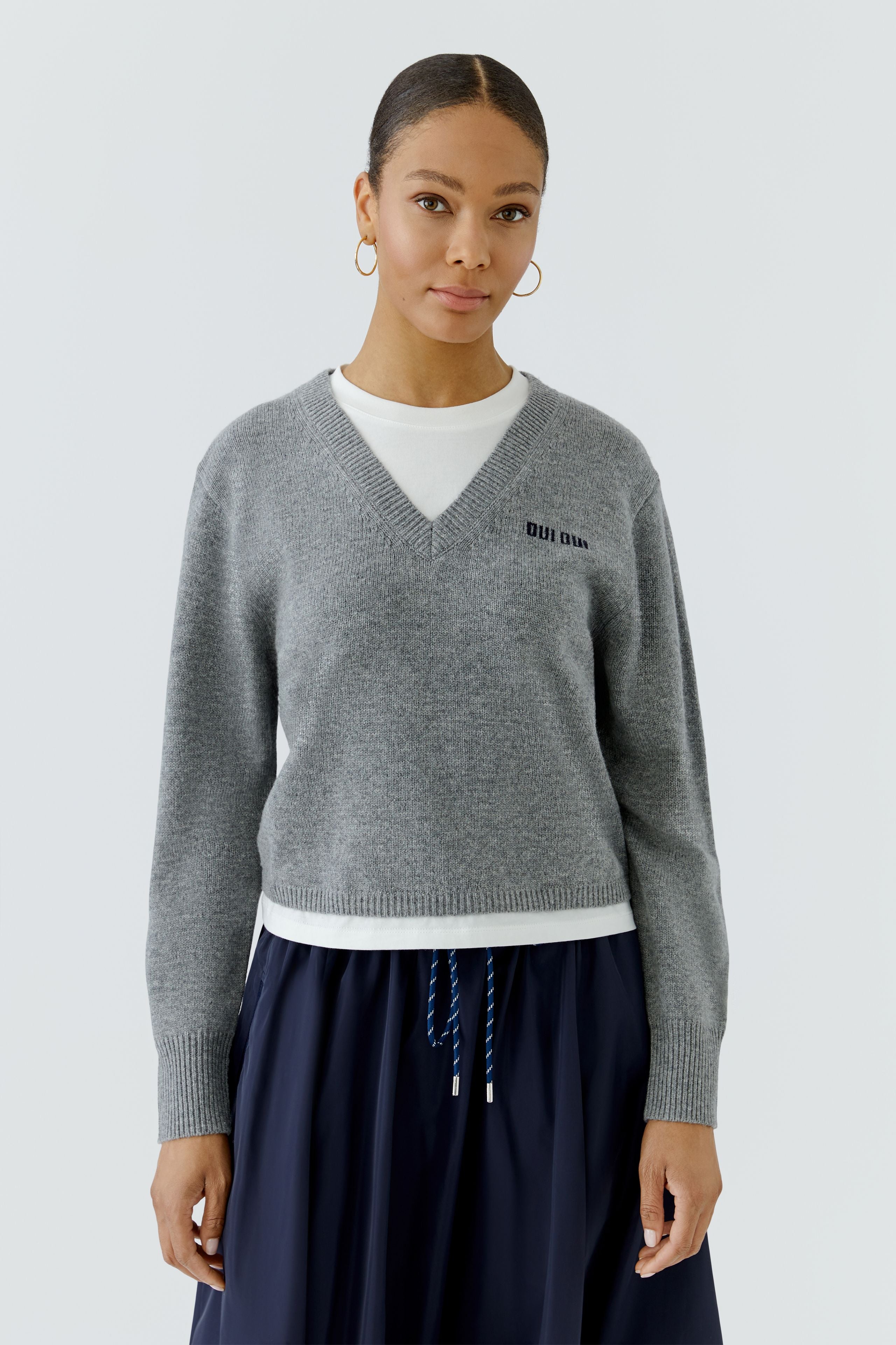 OUI Pullover im Preppy Look
