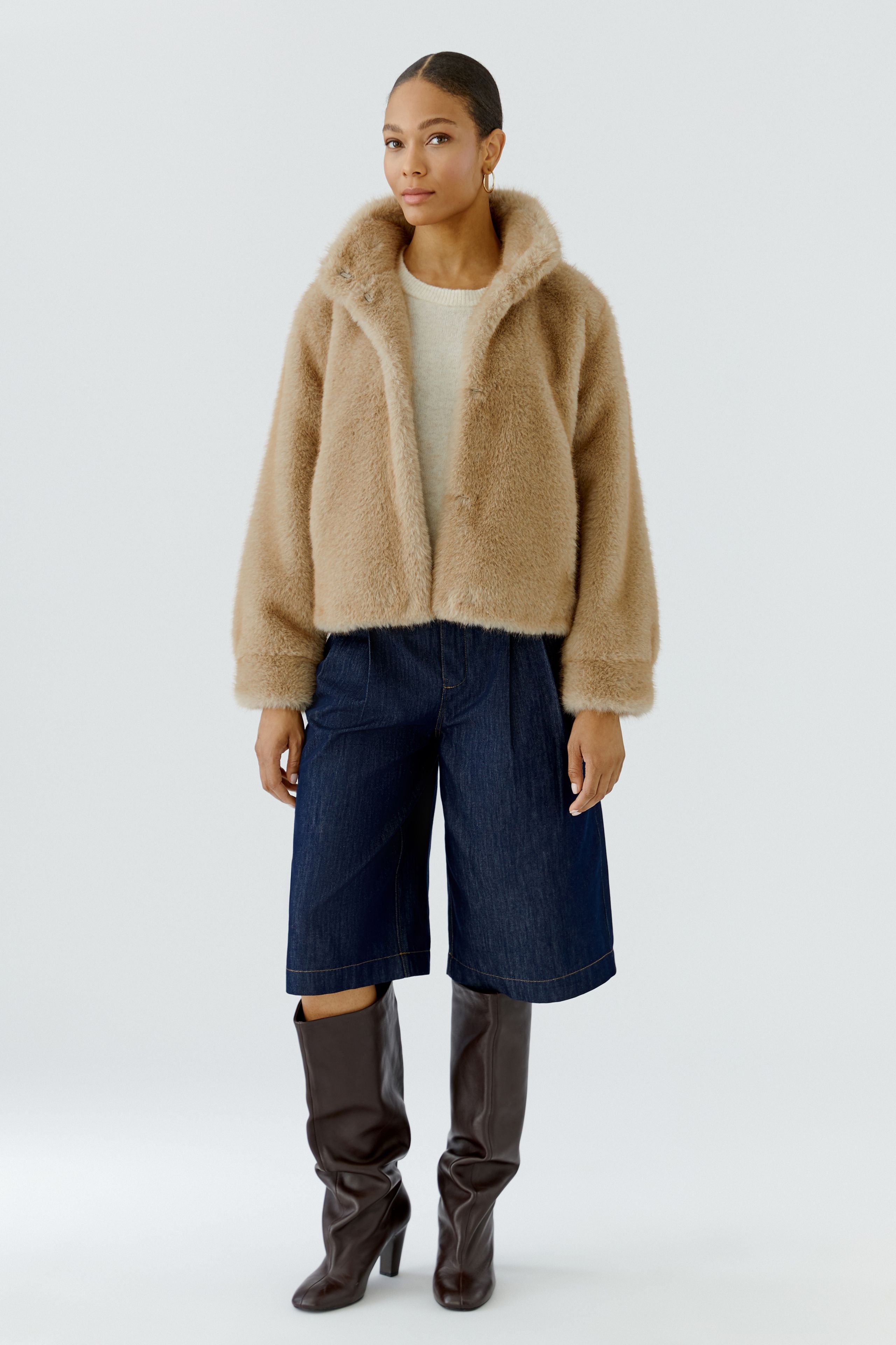 OUI Kuscheljacke aus Kunstfell