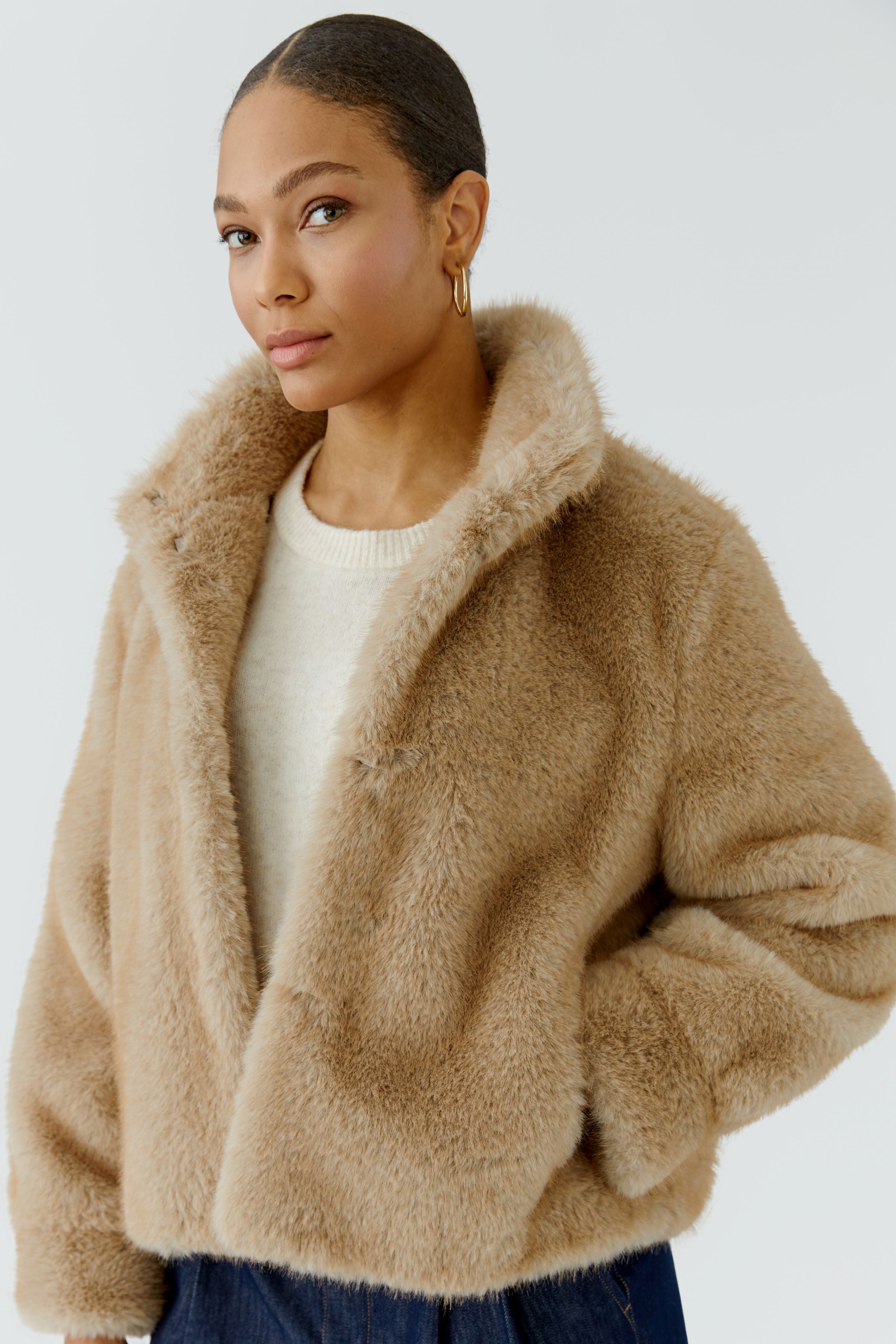 OUI Kuscheljacke aus Kunstfell