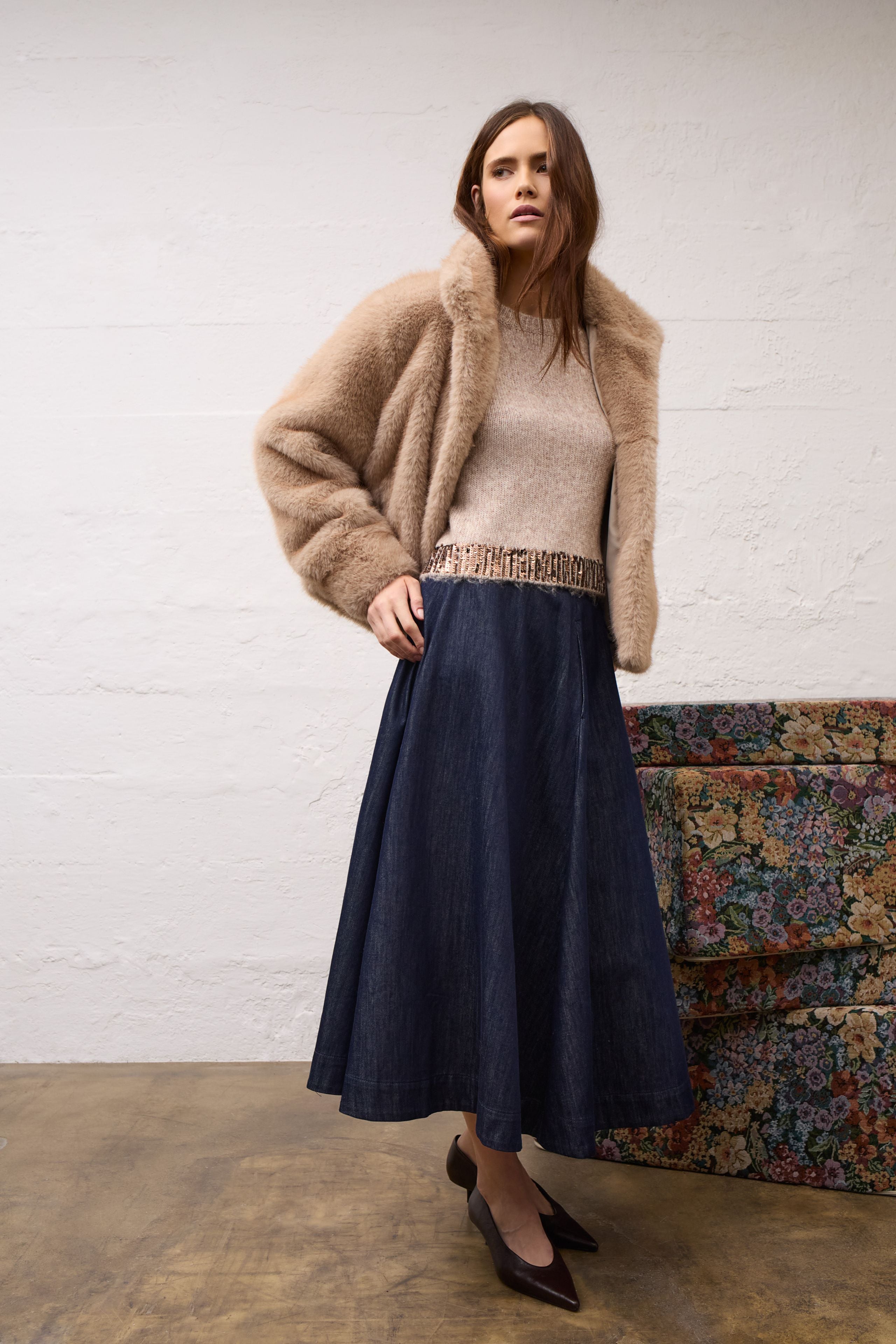 OUI Kuscheljacke aus Kunstfell