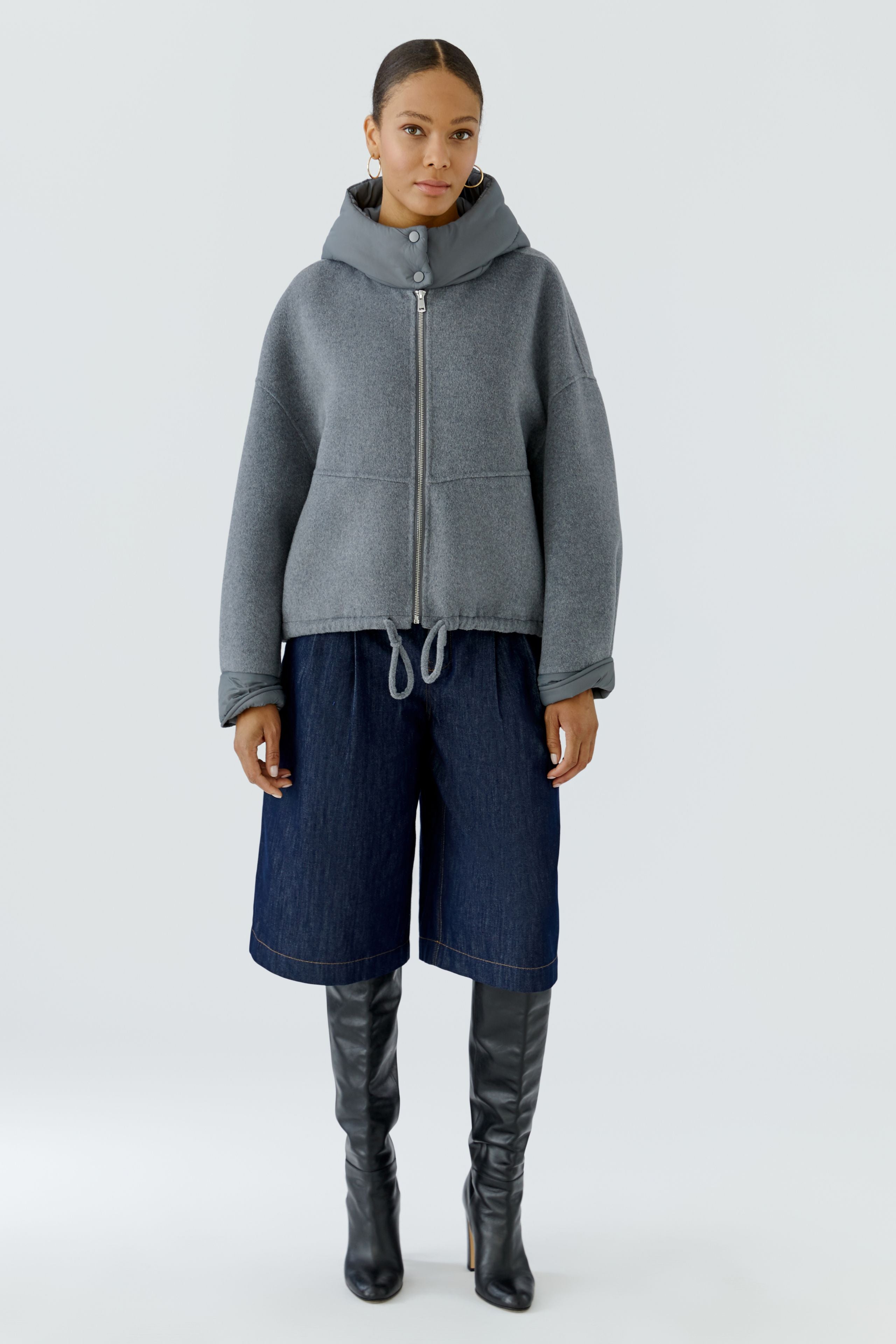 OUI Double Jacke mit überschnittener Schulter
