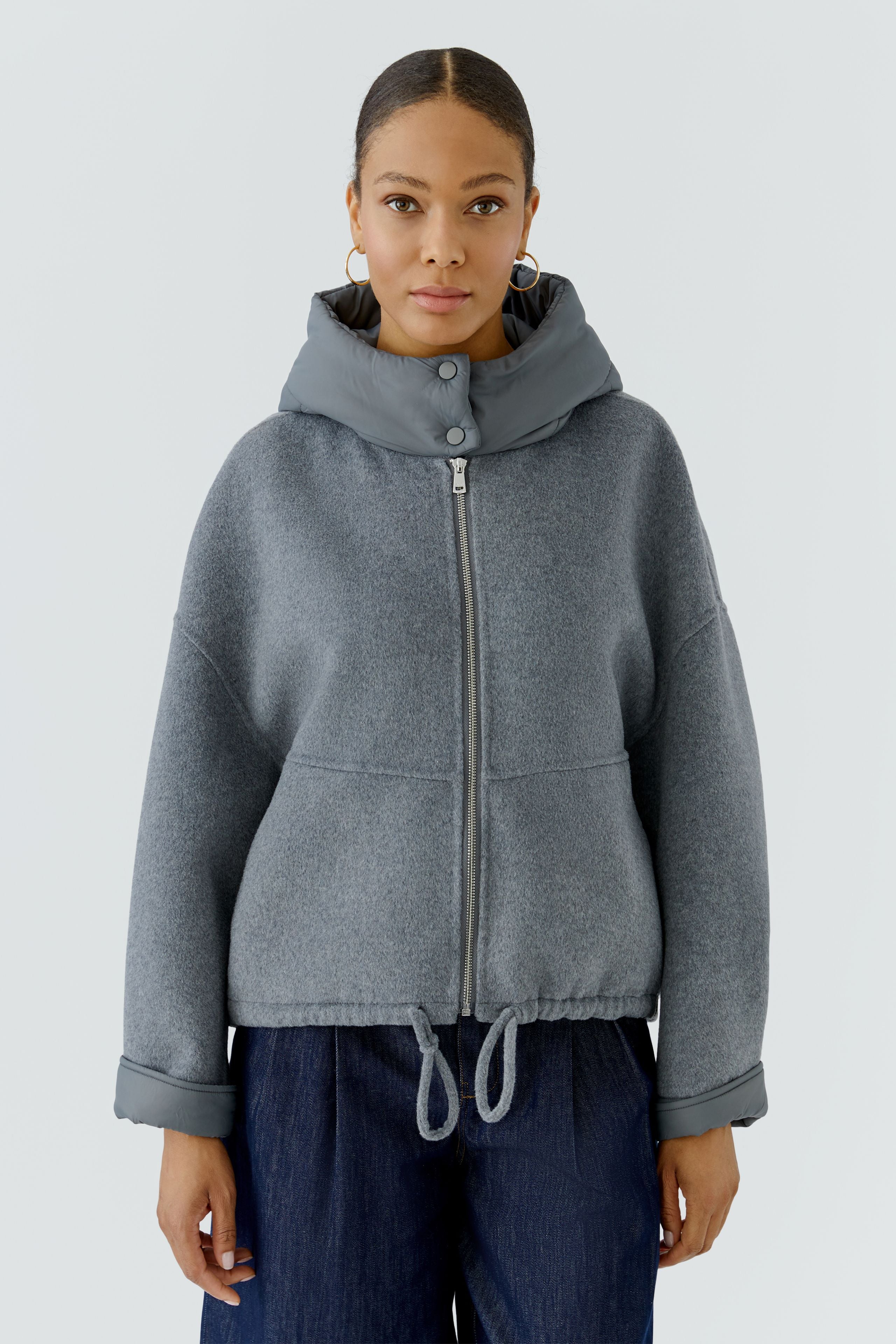 OUI Double Jacke mit überschnittener Schulter