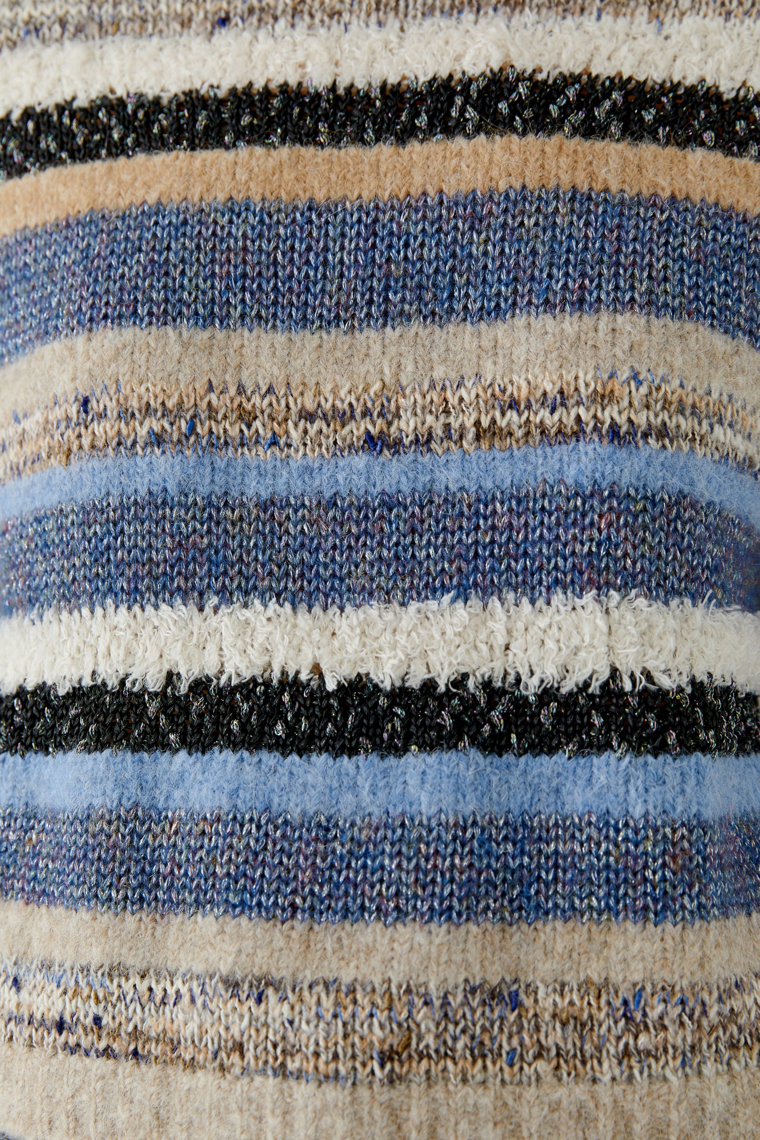 OUI Pullover mit besonderem Multicolor Streifen